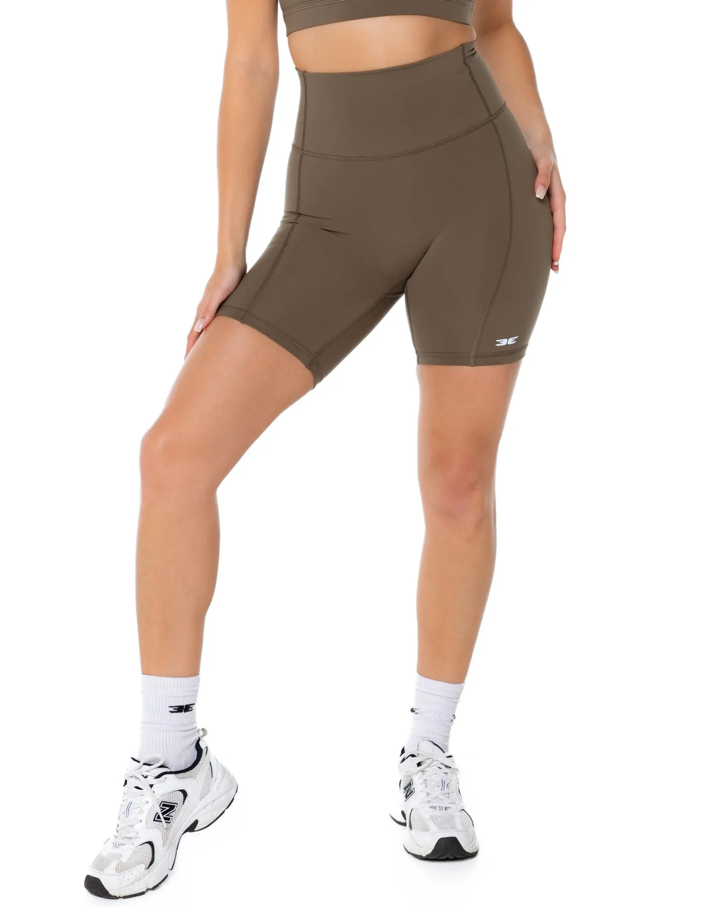 Curve Shorts - Dusty Khaki