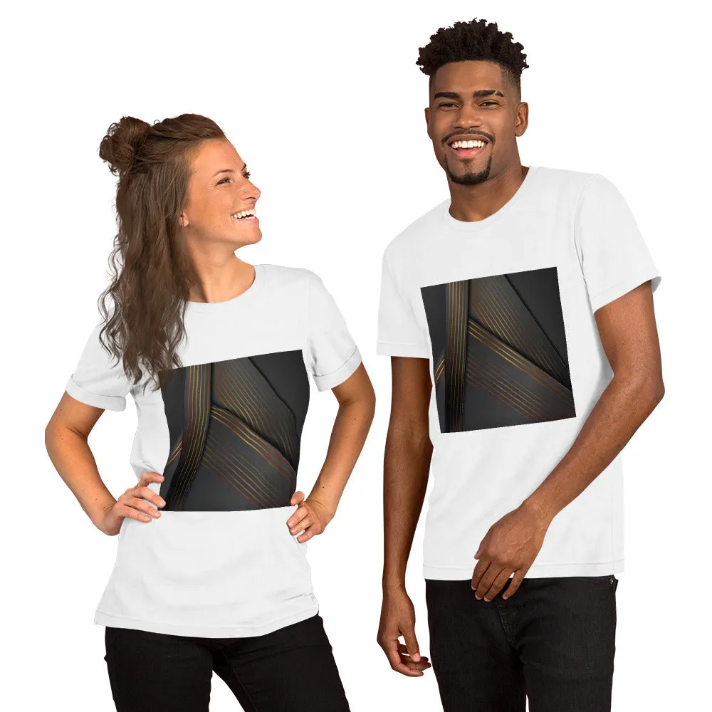 Dark Abstract Triangles Unisex T-Shirt