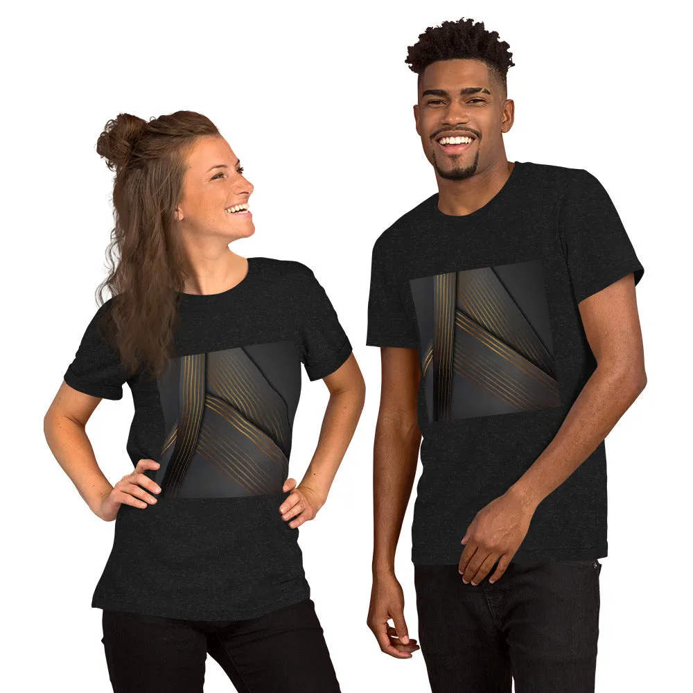 Dark Abstract Triangles Unisex T-Shirt