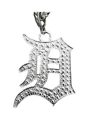 Detroit Letter "D" Initial Necklace