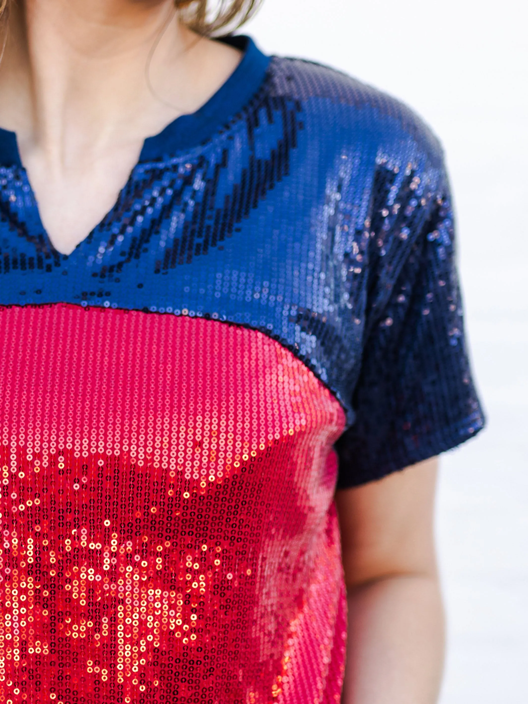 Diane Top | Red   Blue