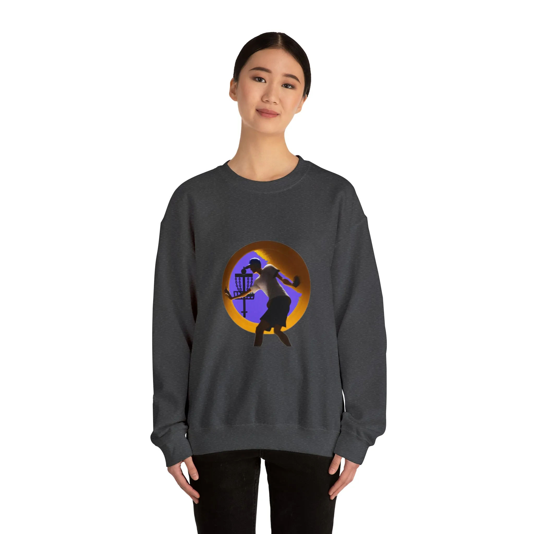 Disc golf Unisex Heavy Blend™ Crewneck Sweatshirt