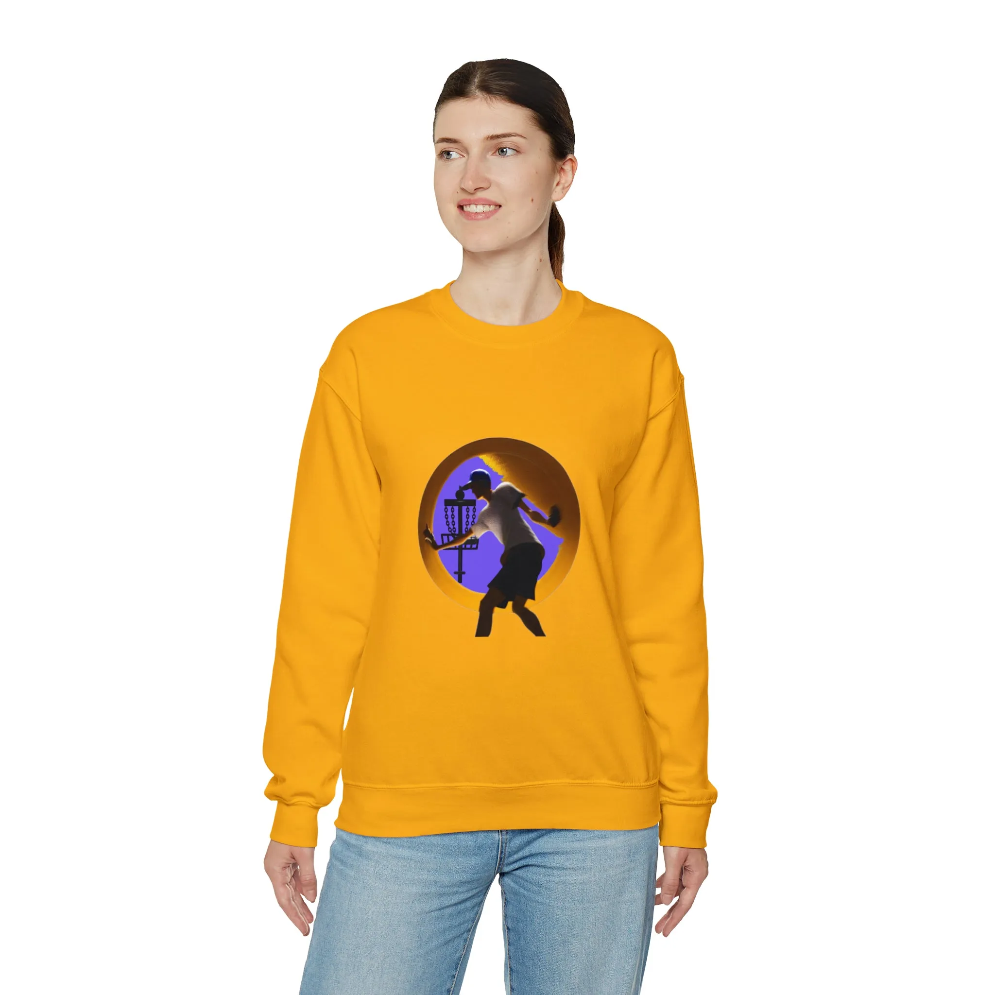 Disc golf Unisex Heavy Blend™ Crewneck Sweatshirt