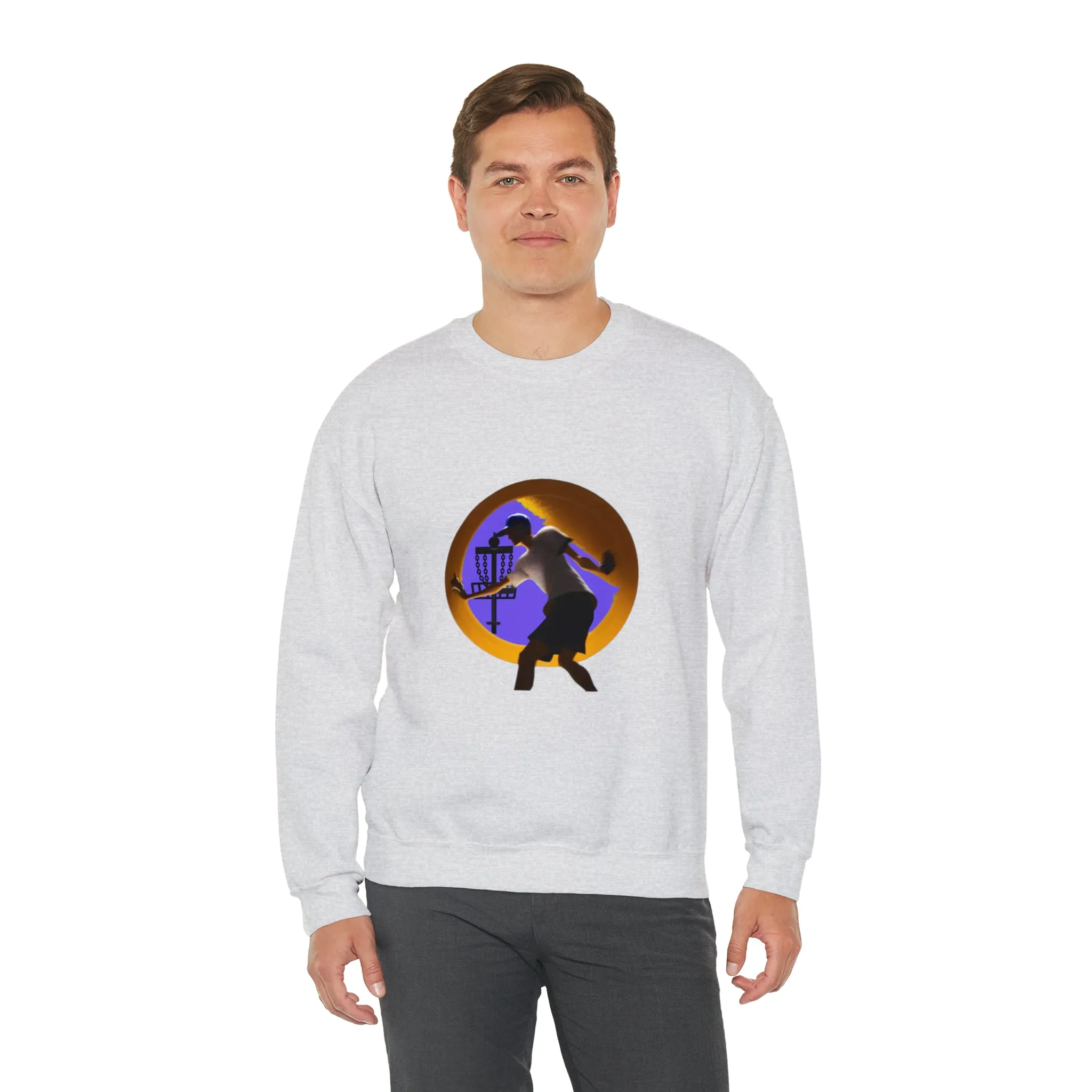 Disc golf Unisex Heavy Blend™ Crewneck Sweatshirt