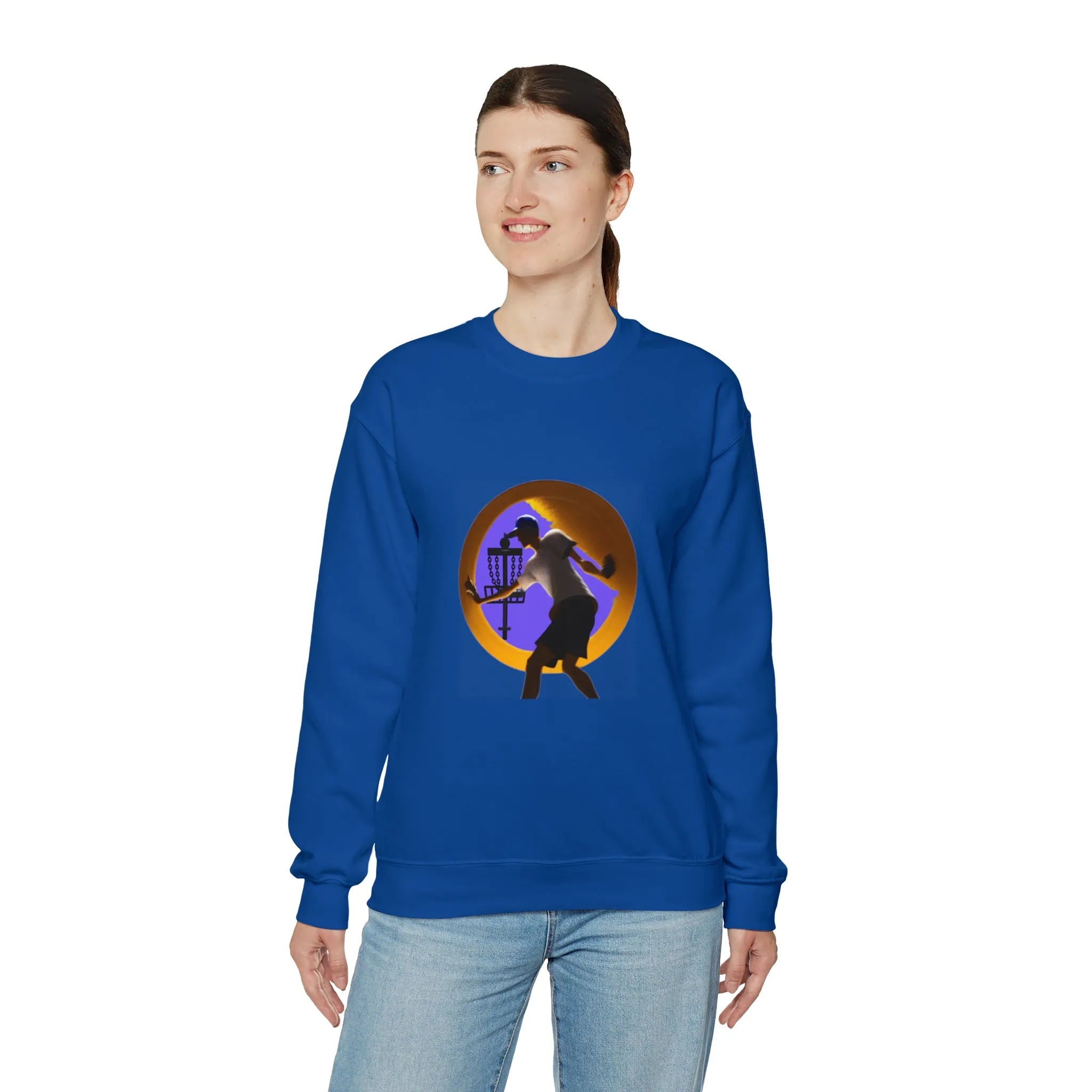 Disc golf Unisex Heavy Blend™ Crewneck Sweatshirt