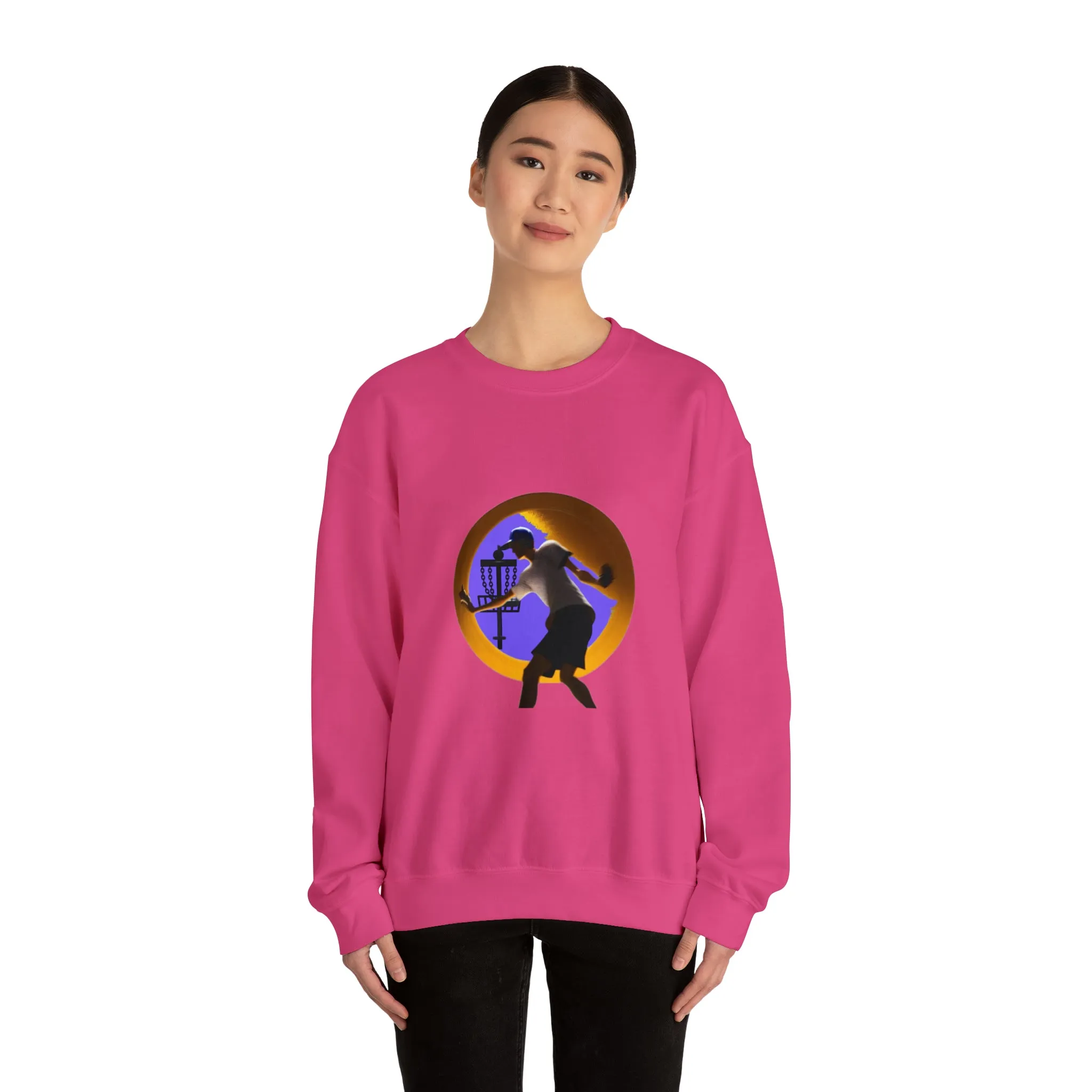 Disc golf Unisex Heavy Blend™ Crewneck Sweatshirt