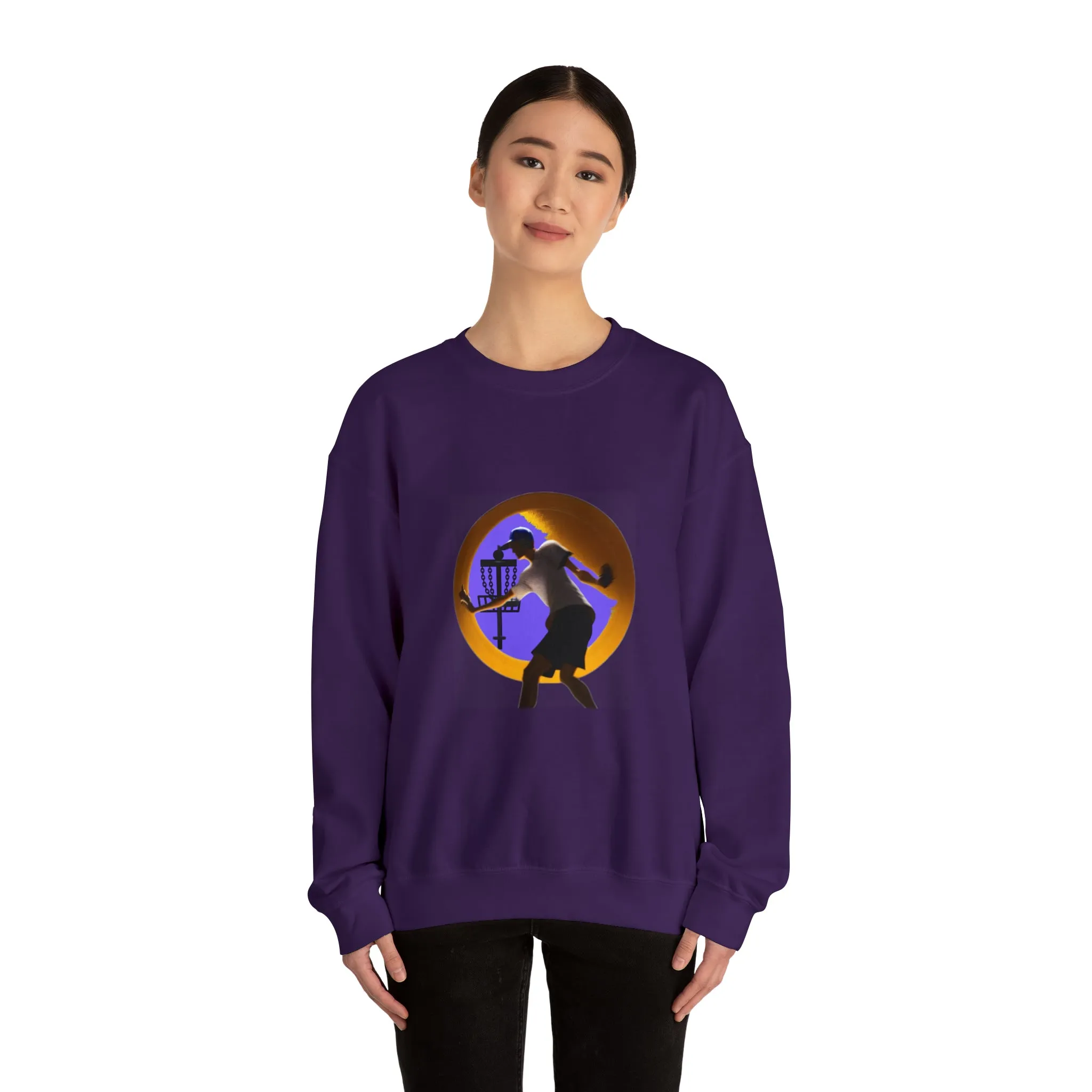 Disc golf Unisex Heavy Blend™ Crewneck Sweatshirt