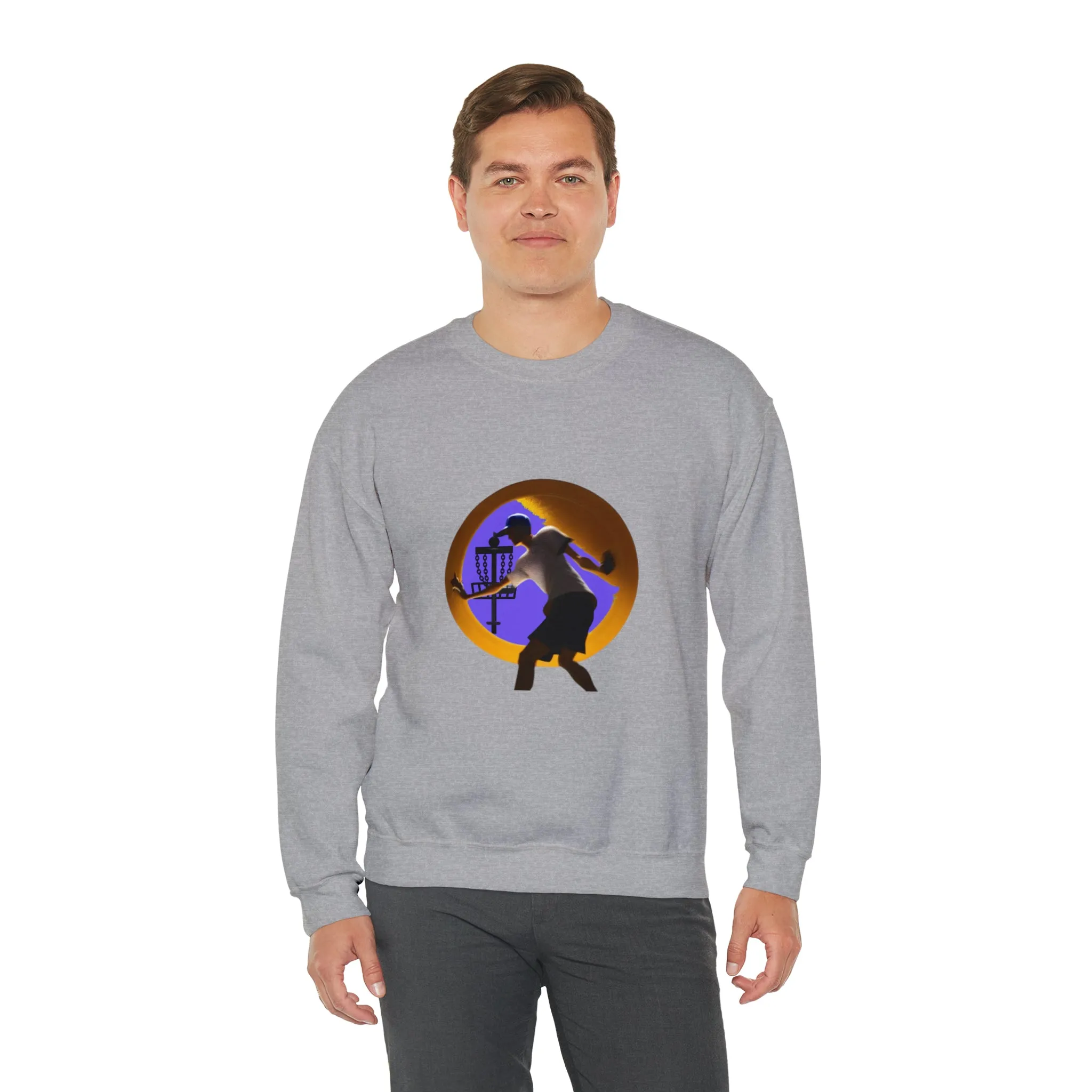 Disc golf Unisex Heavy Blend™ Crewneck Sweatshirt