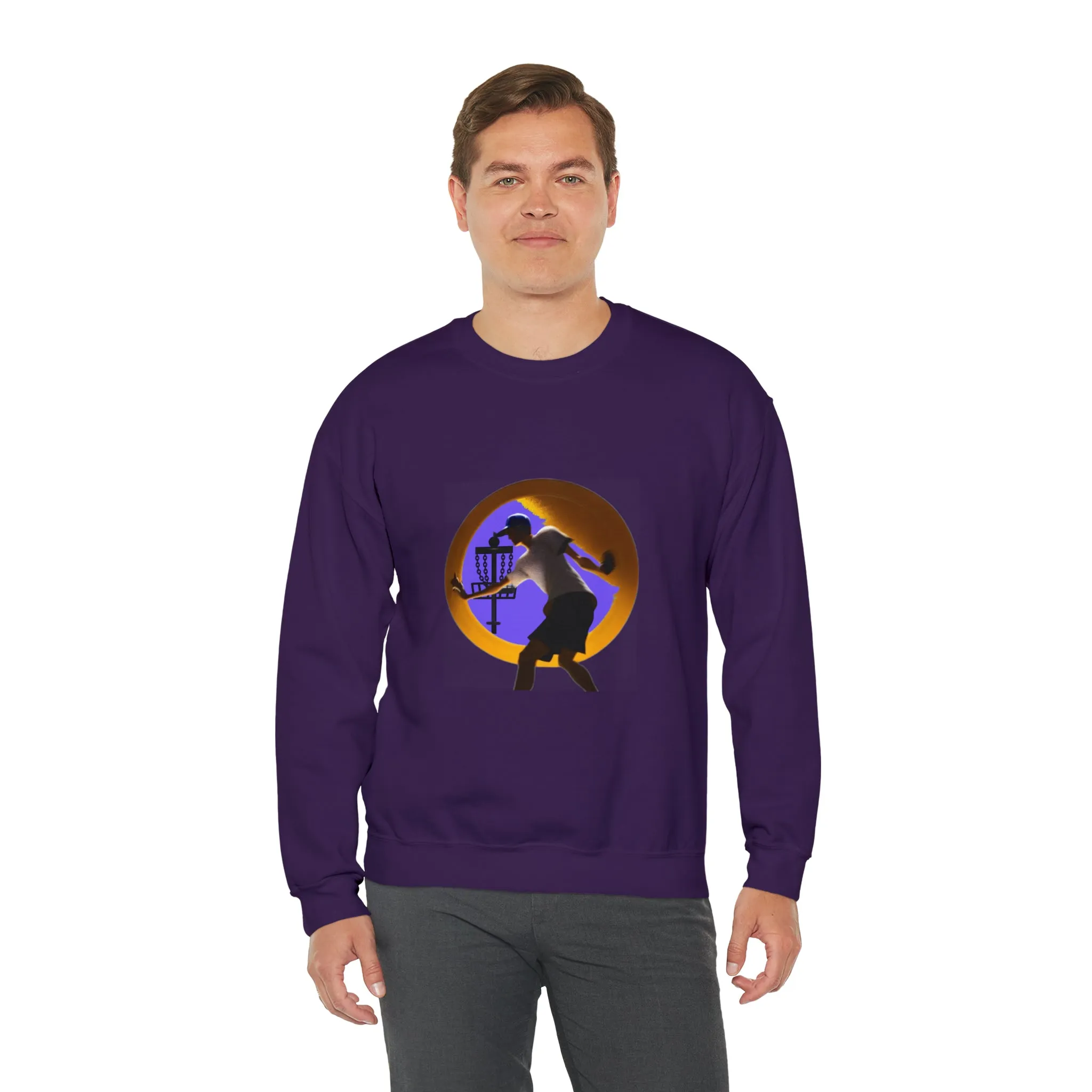 Disc golf Unisex Heavy Blend™ Crewneck Sweatshirt