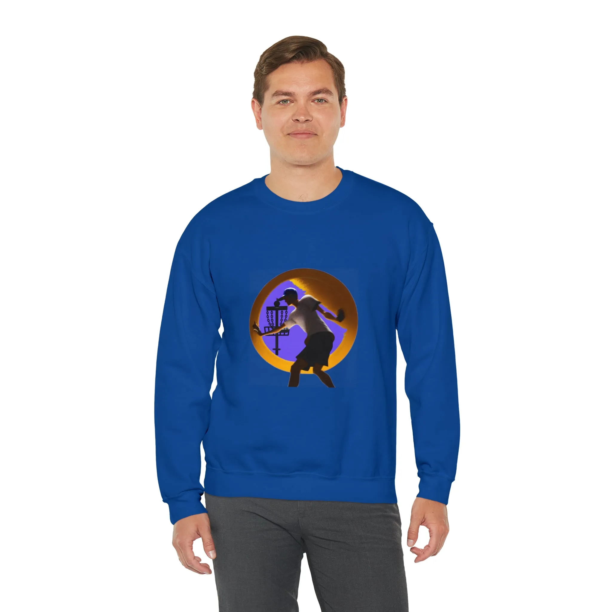 Disc golf Unisex Heavy Blend™ Crewneck Sweatshirt