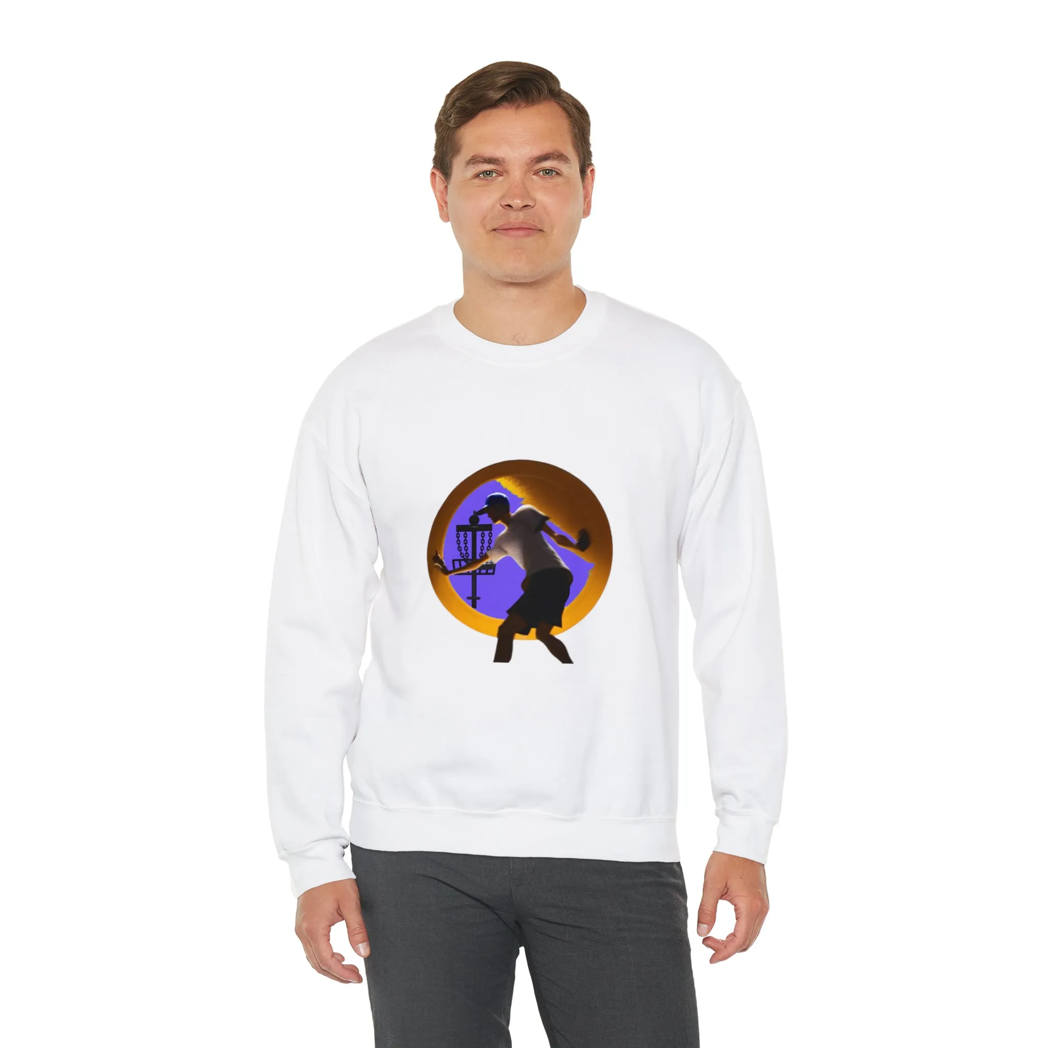 Disc golf Unisex Heavy Blend™ Crewneck Sweatshirt