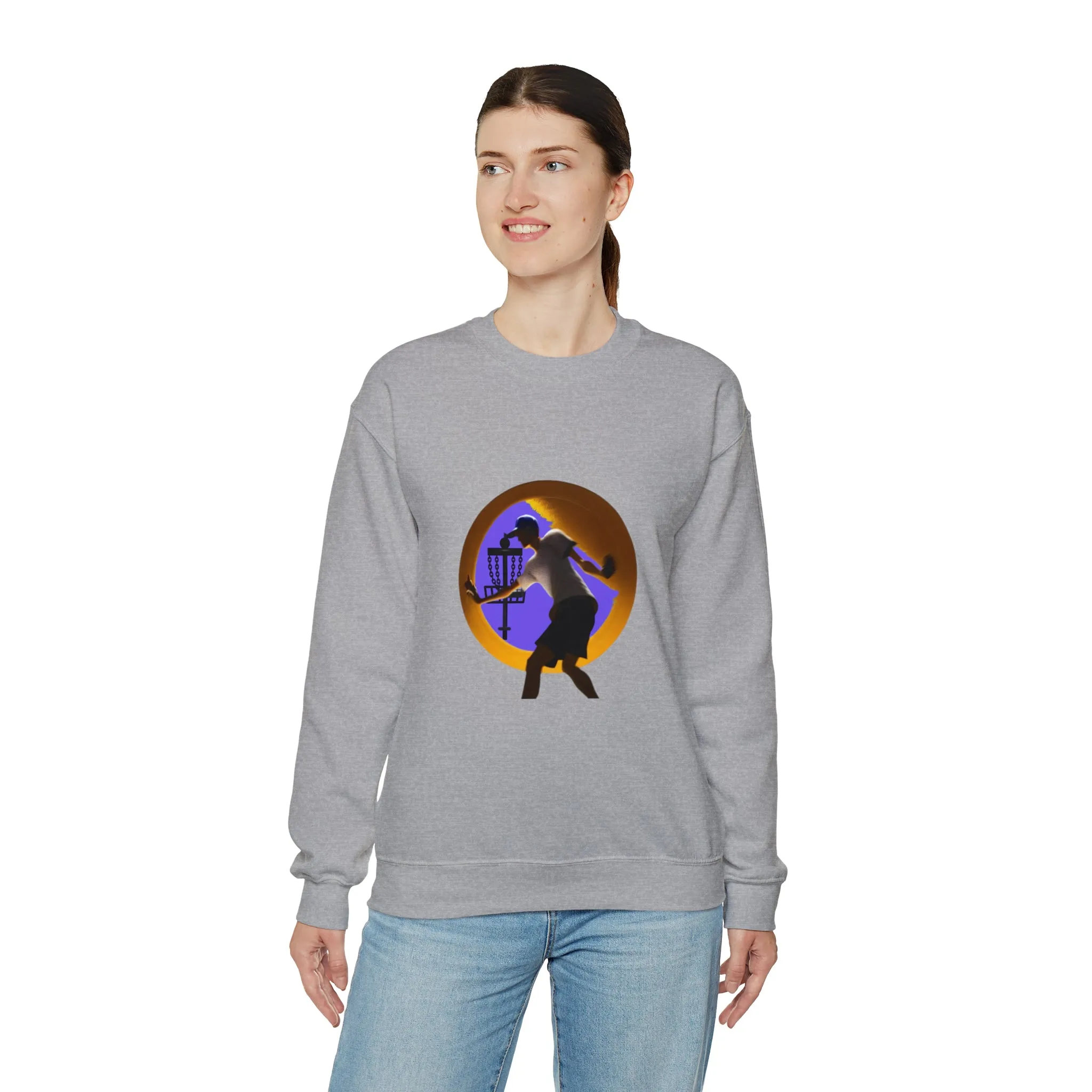 Disc golf Unisex Heavy Blend™ Crewneck Sweatshirt