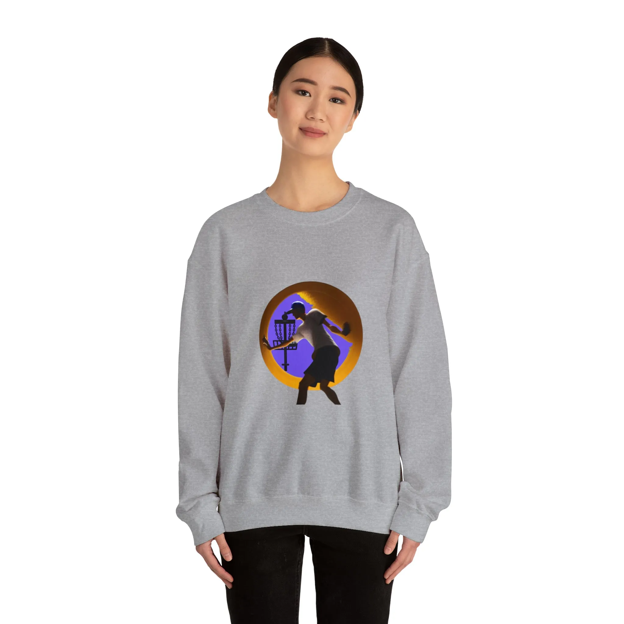 Disc golf Unisex Heavy Blend™ Crewneck Sweatshirt