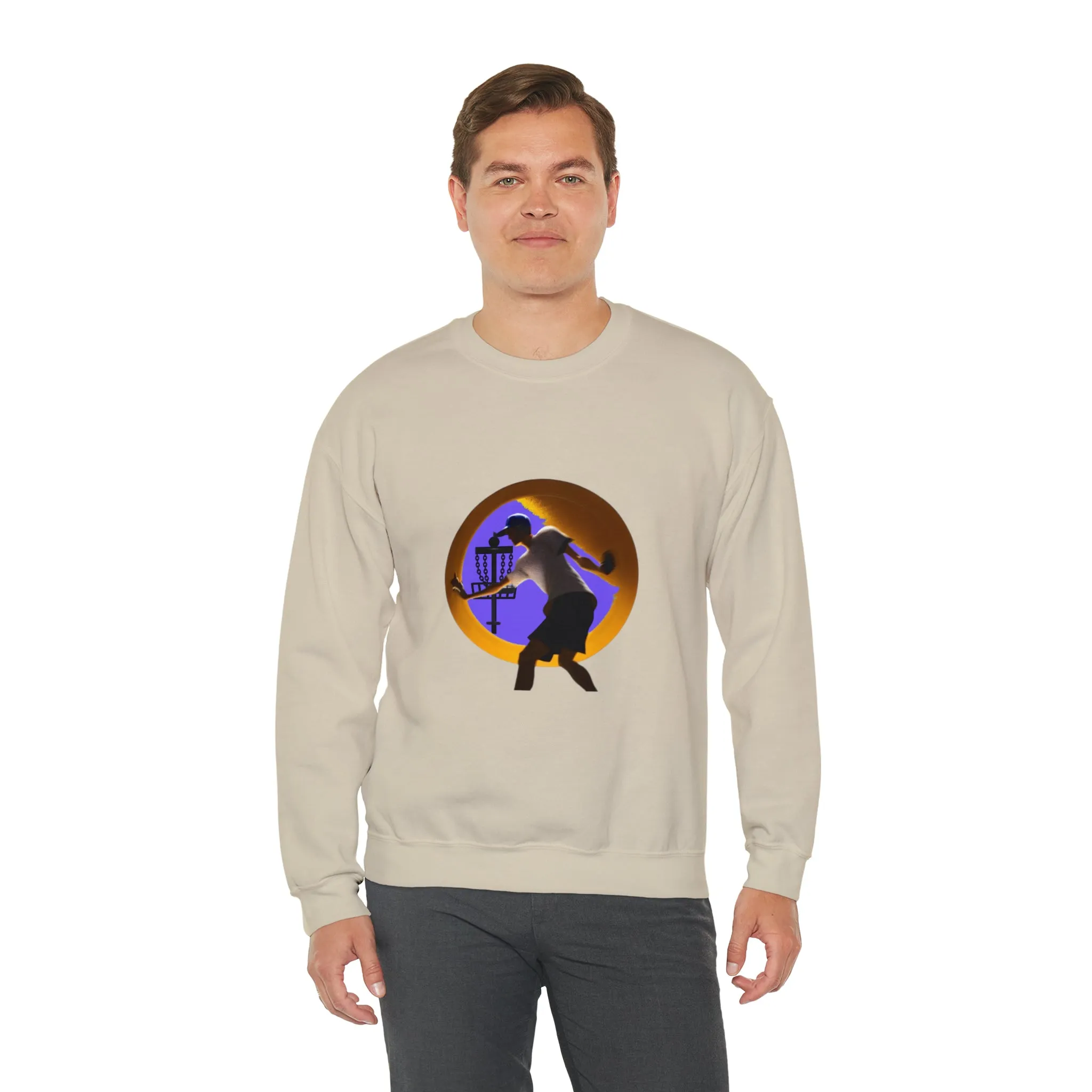 Disc golf Unisex Heavy Blend™ Crewneck Sweatshirt