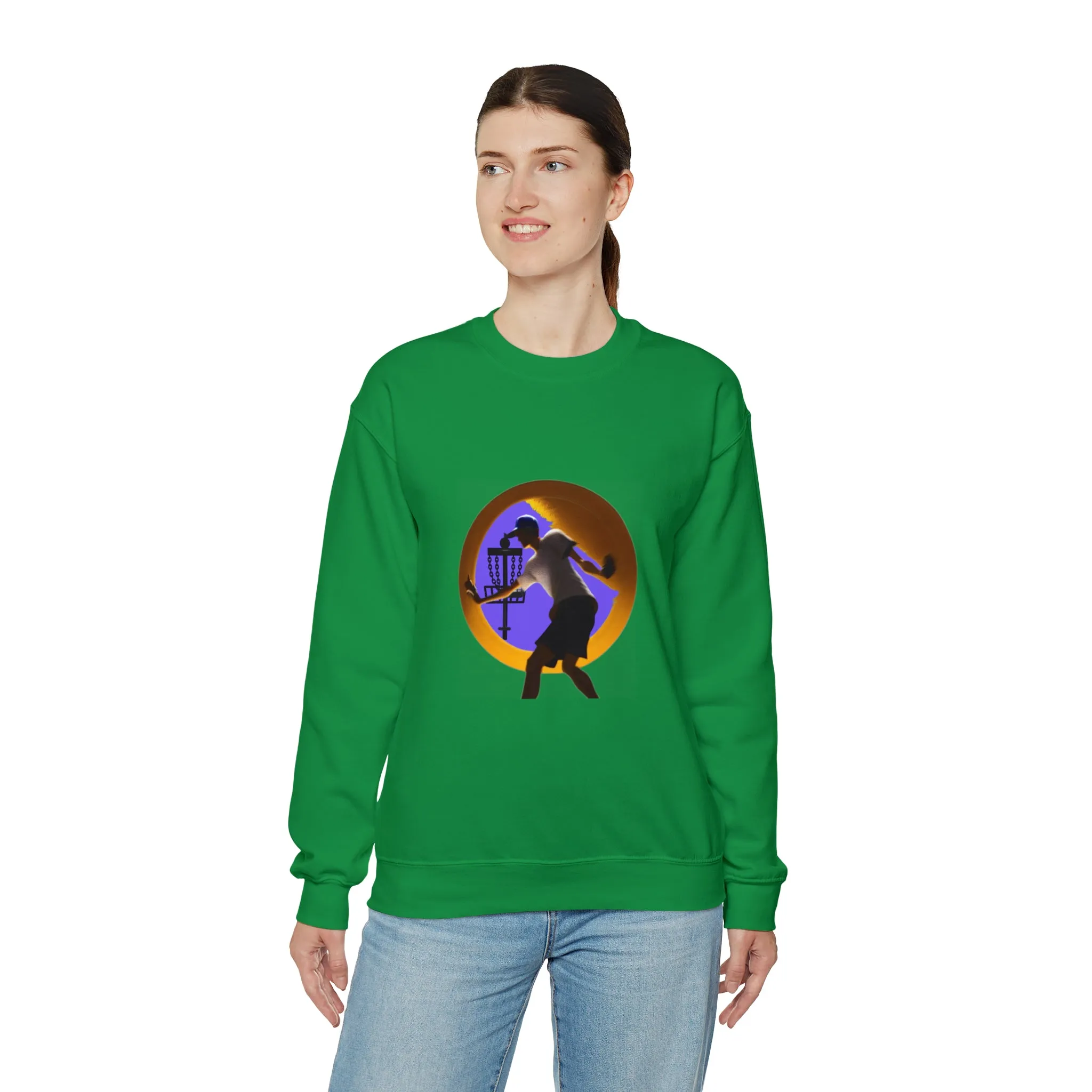 Disc golf Unisex Heavy Blend™ Crewneck Sweatshirt