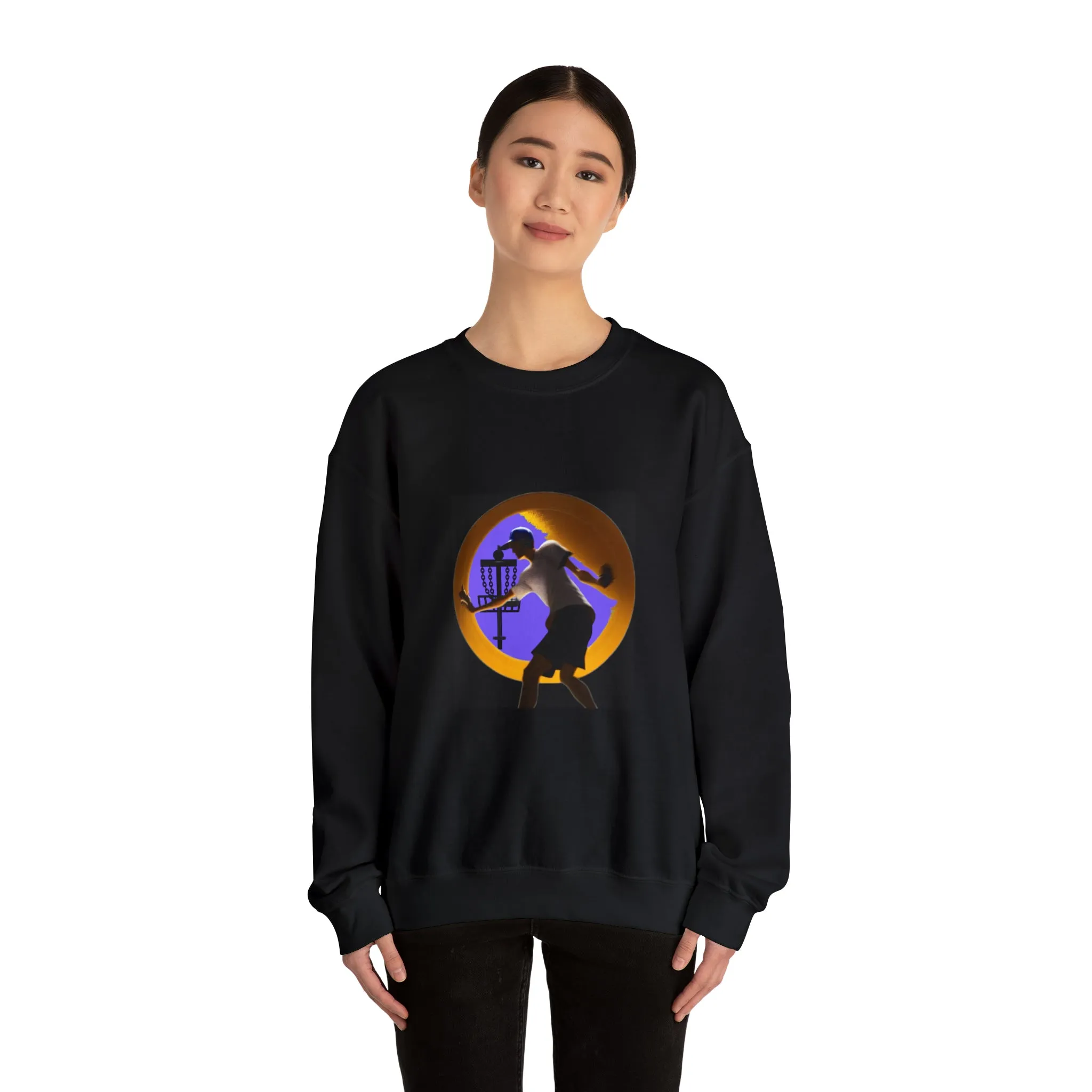 Disc golf Unisex Heavy Blend™ Crewneck Sweatshirt