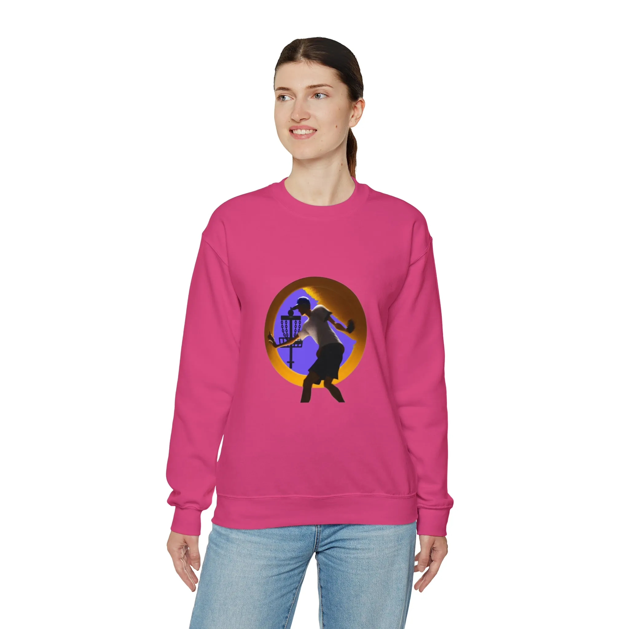 Disc golf Unisex Heavy Blend™ Crewneck Sweatshirt