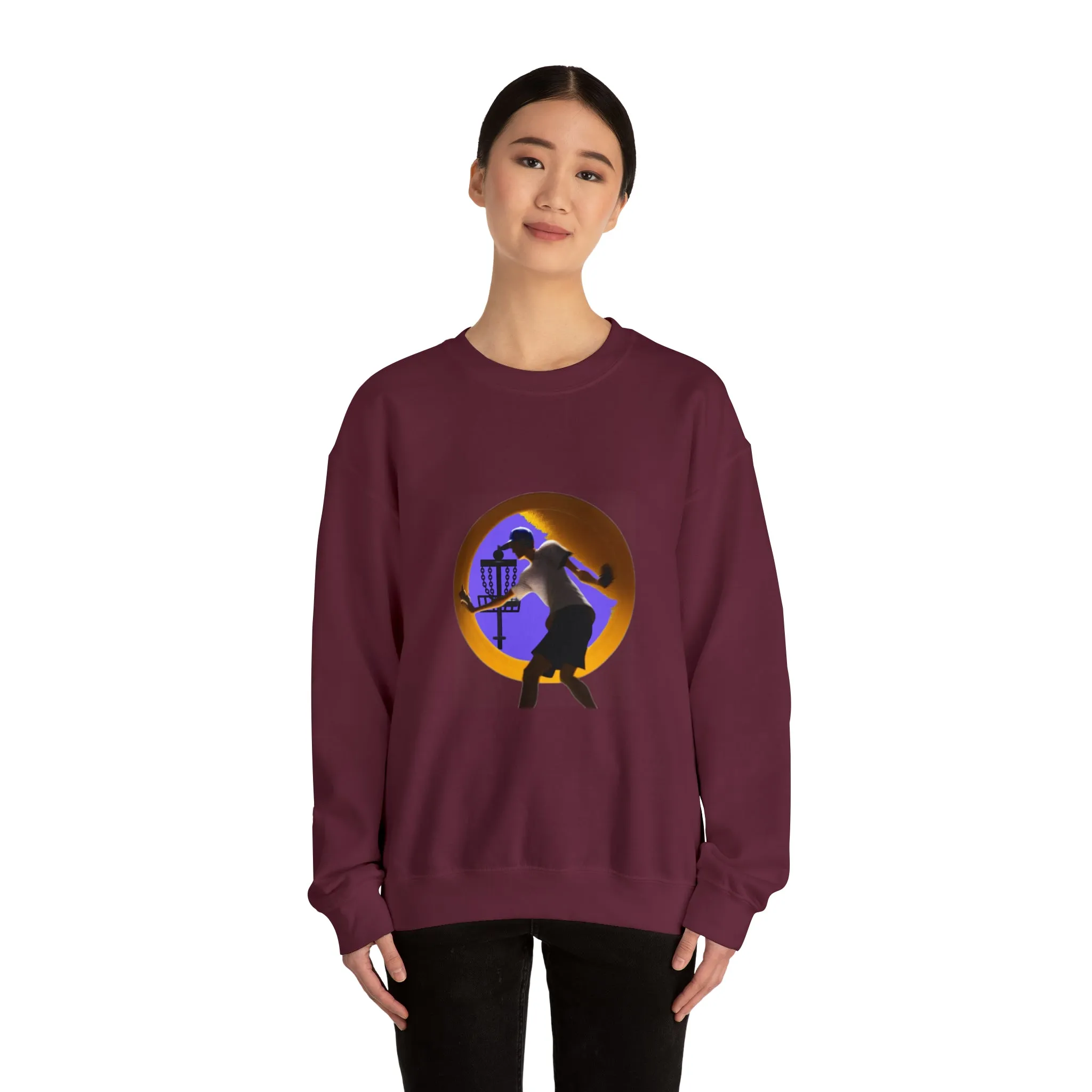 Disc golf Unisex Heavy Blend™ Crewneck Sweatshirt