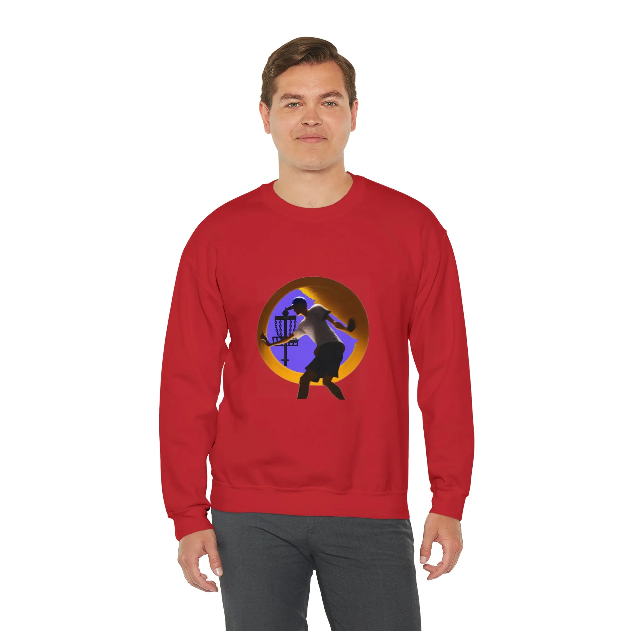 Disc golf Unisex Heavy Blend™ Crewneck Sweatshirt