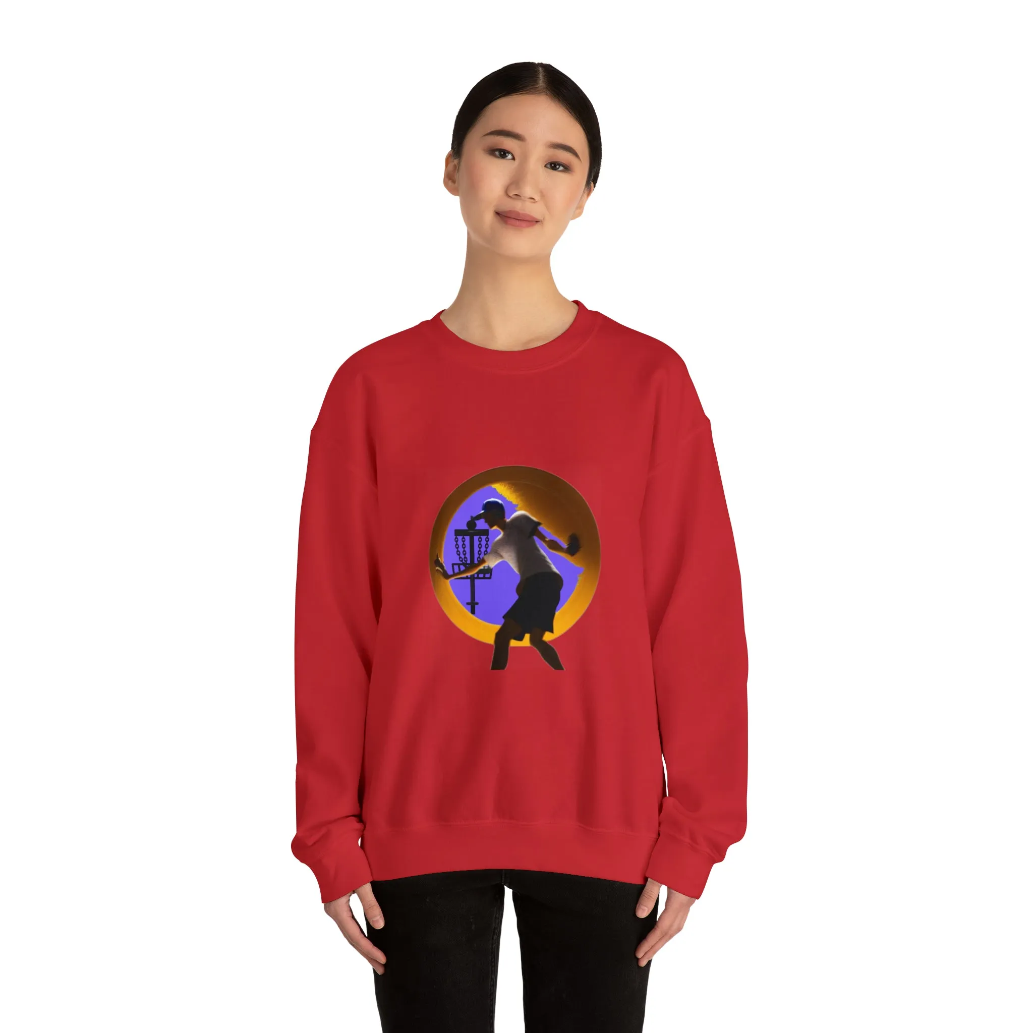 Disc golf Unisex Heavy Blend™ Crewneck Sweatshirt