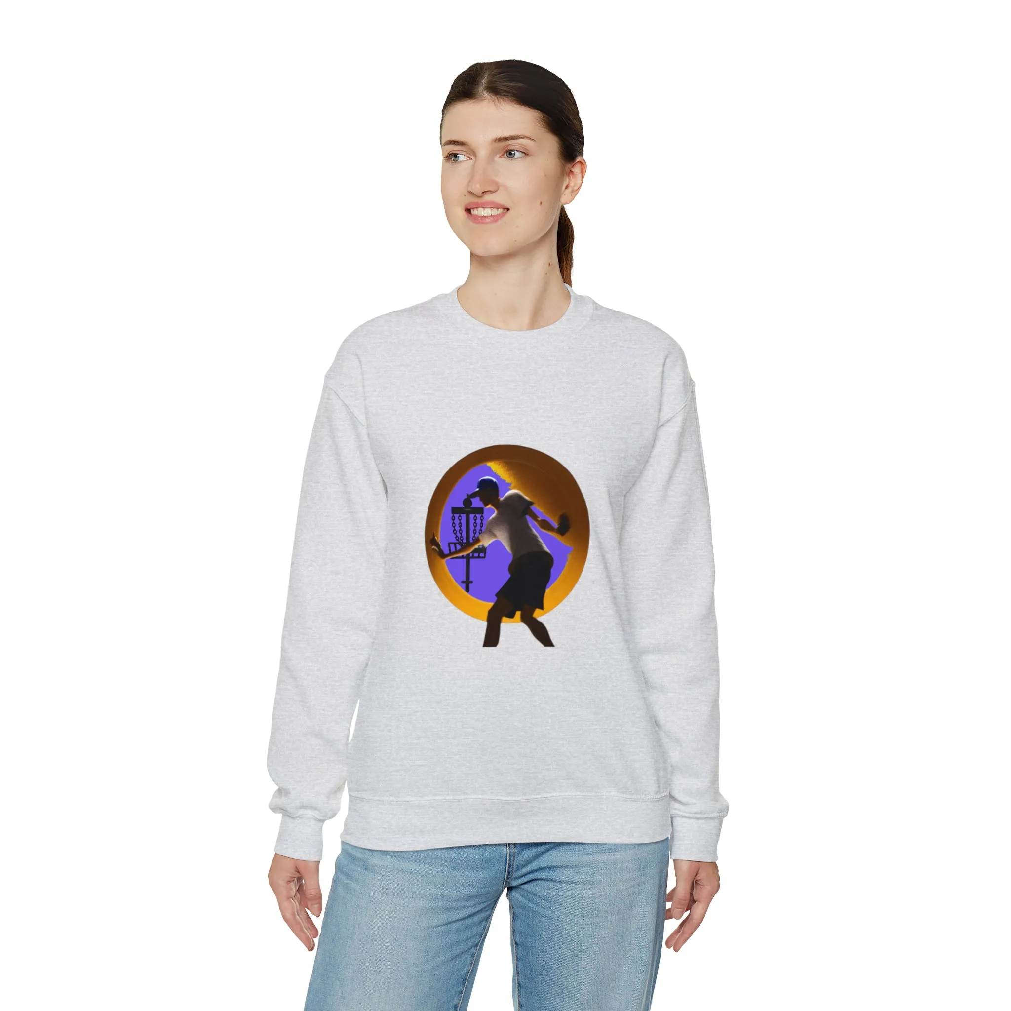 Disc golf Unisex Heavy Blend™ Crewneck Sweatshirt