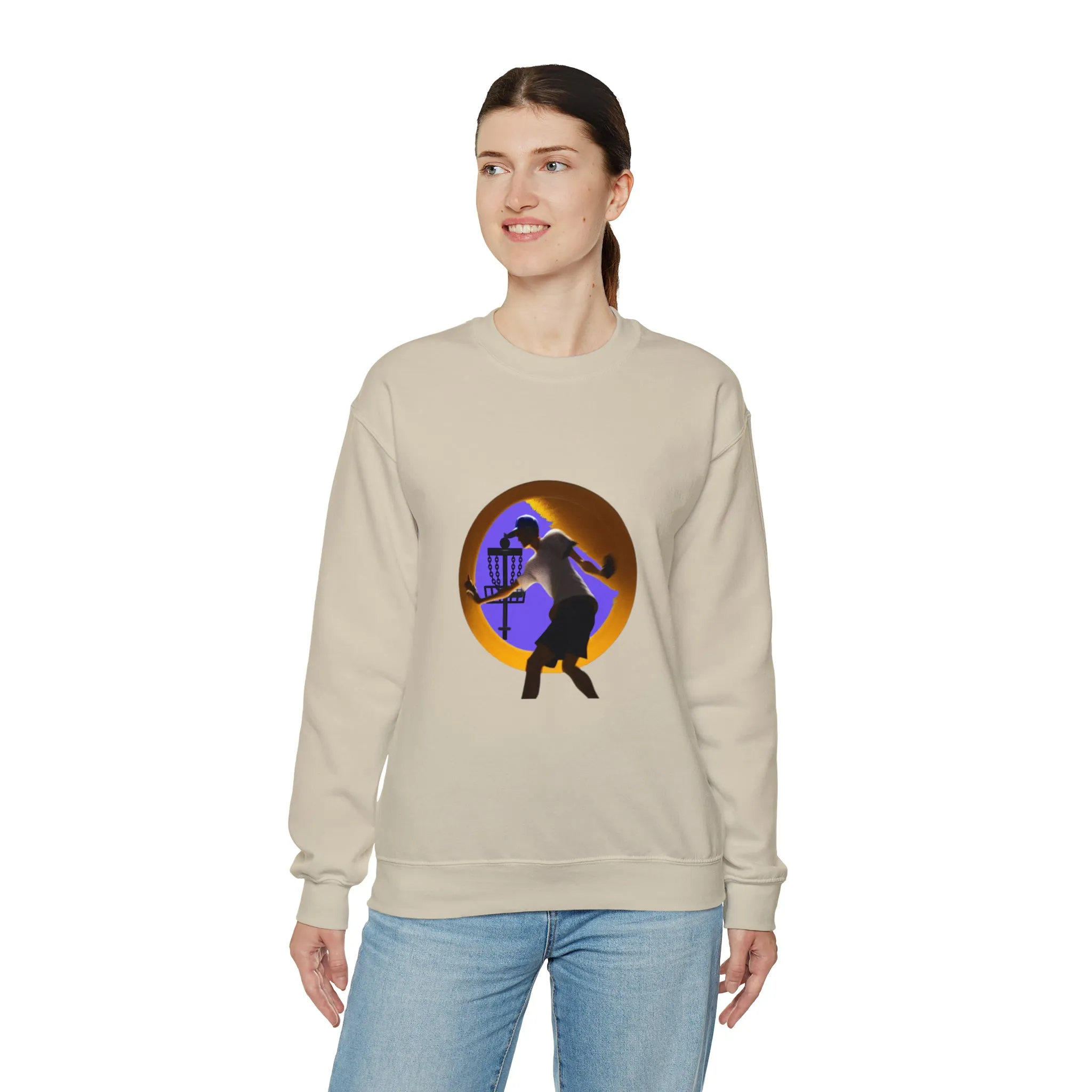 Disc golf Unisex Heavy Blend™ Crewneck Sweatshirt