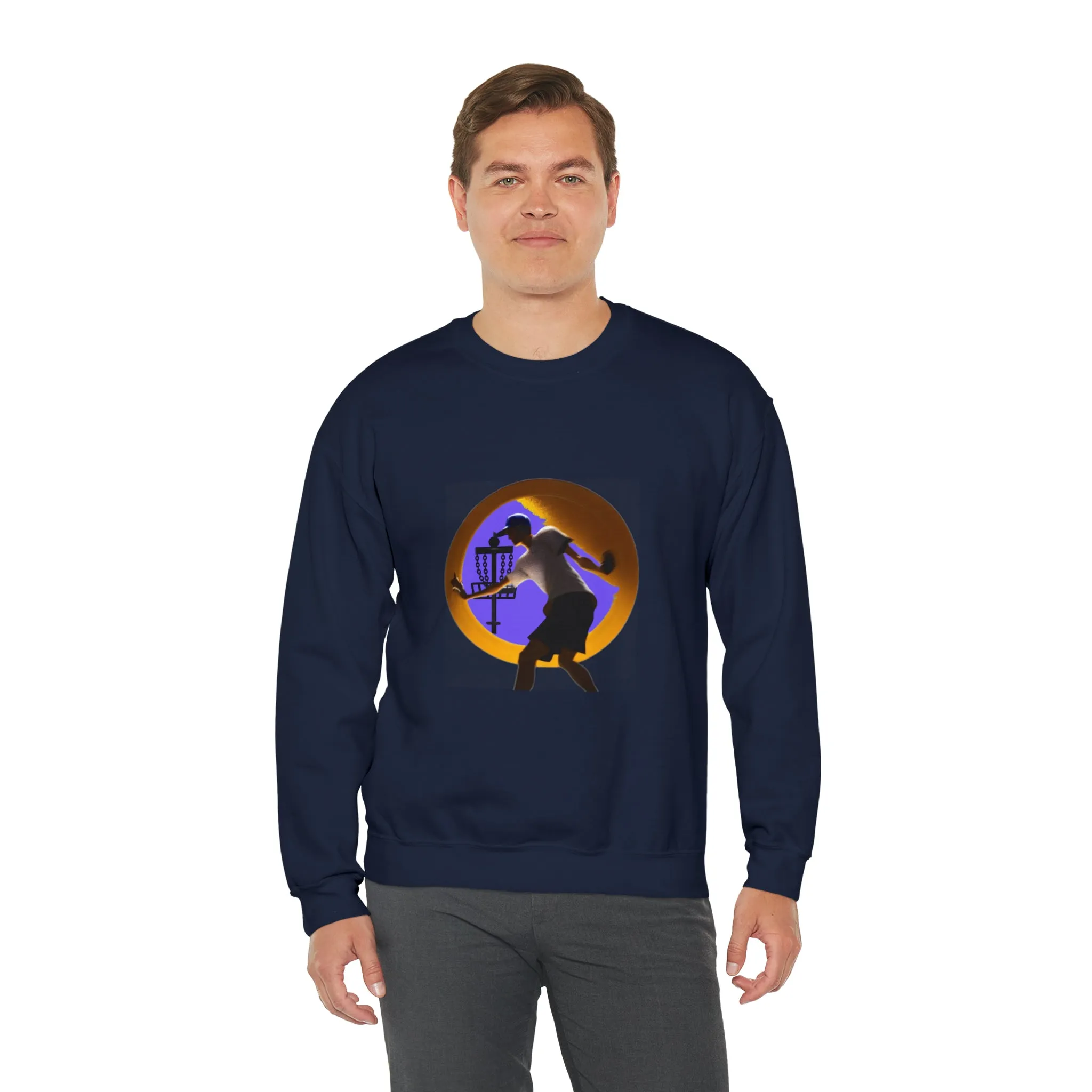 Disc golf Unisex Heavy Blend™ Crewneck Sweatshirt