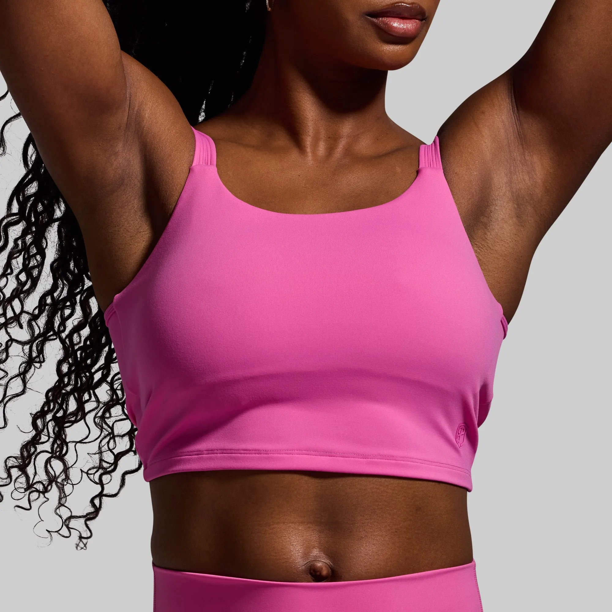 Don't Get It Twisted Sports Bra (Raspberry)