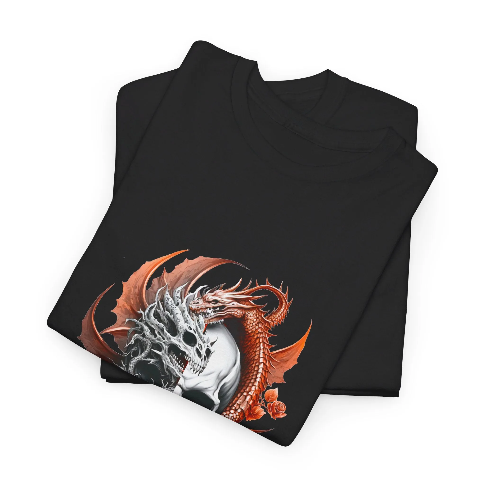 Dragon Skull Unisex Heavy Cotton Tee