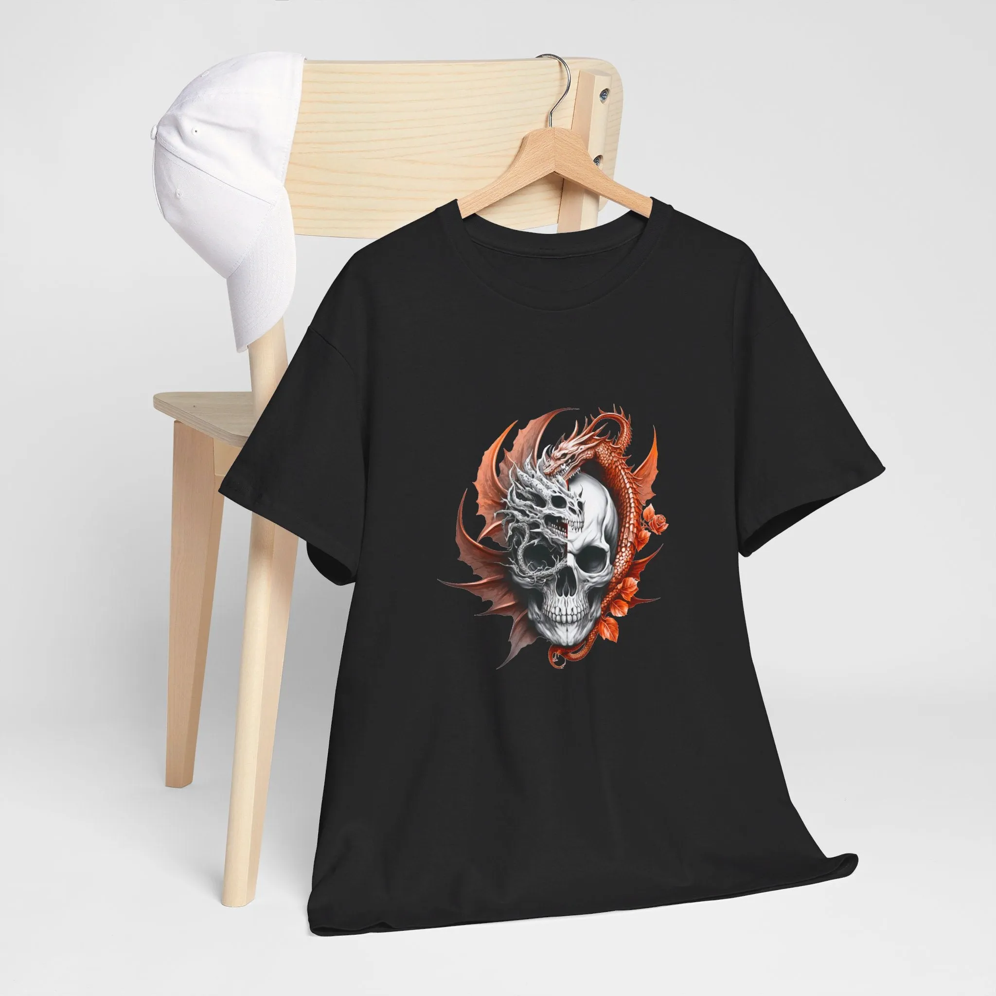 Dragon Skull Unisex Heavy Cotton Tee