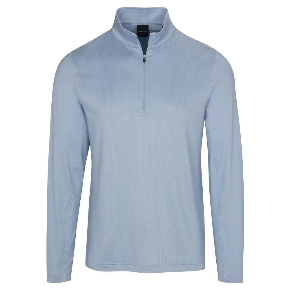 Dunning Golf Mayfield Jacquard Performance Quarter Zip Golf Pullover 2023