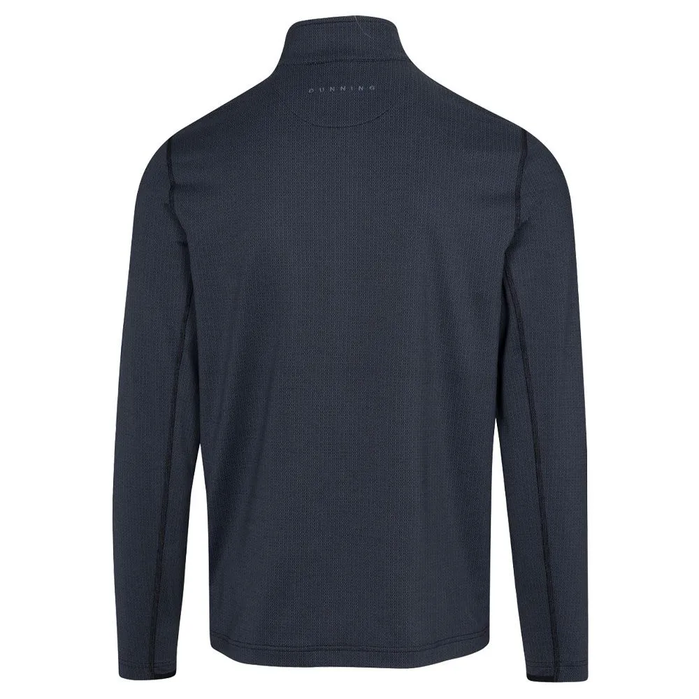 Dunning Golf Mayfield Jacquard Performance Quarter Zip Golf Pullover 2023