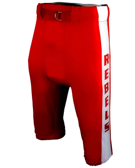 Dyed 4 Way Stretch Football Pants w/ Sublimated Side Panels