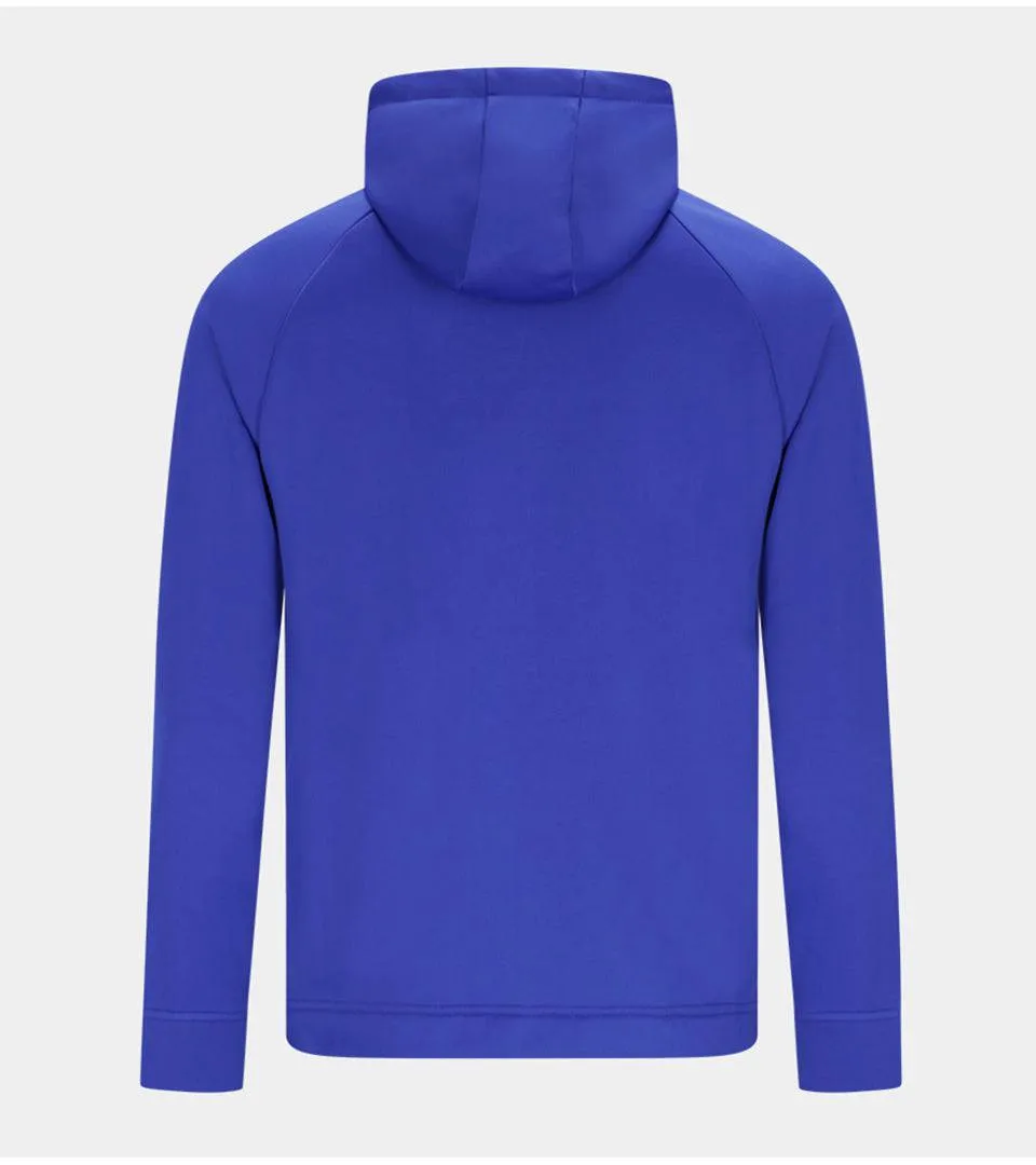 EMBOSSED HOODIE - BLUE