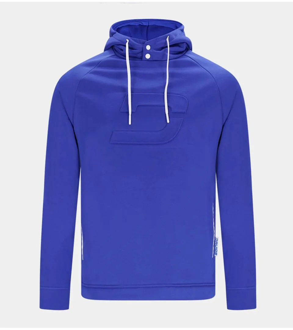 EMBOSSED HOODIE - BLUE