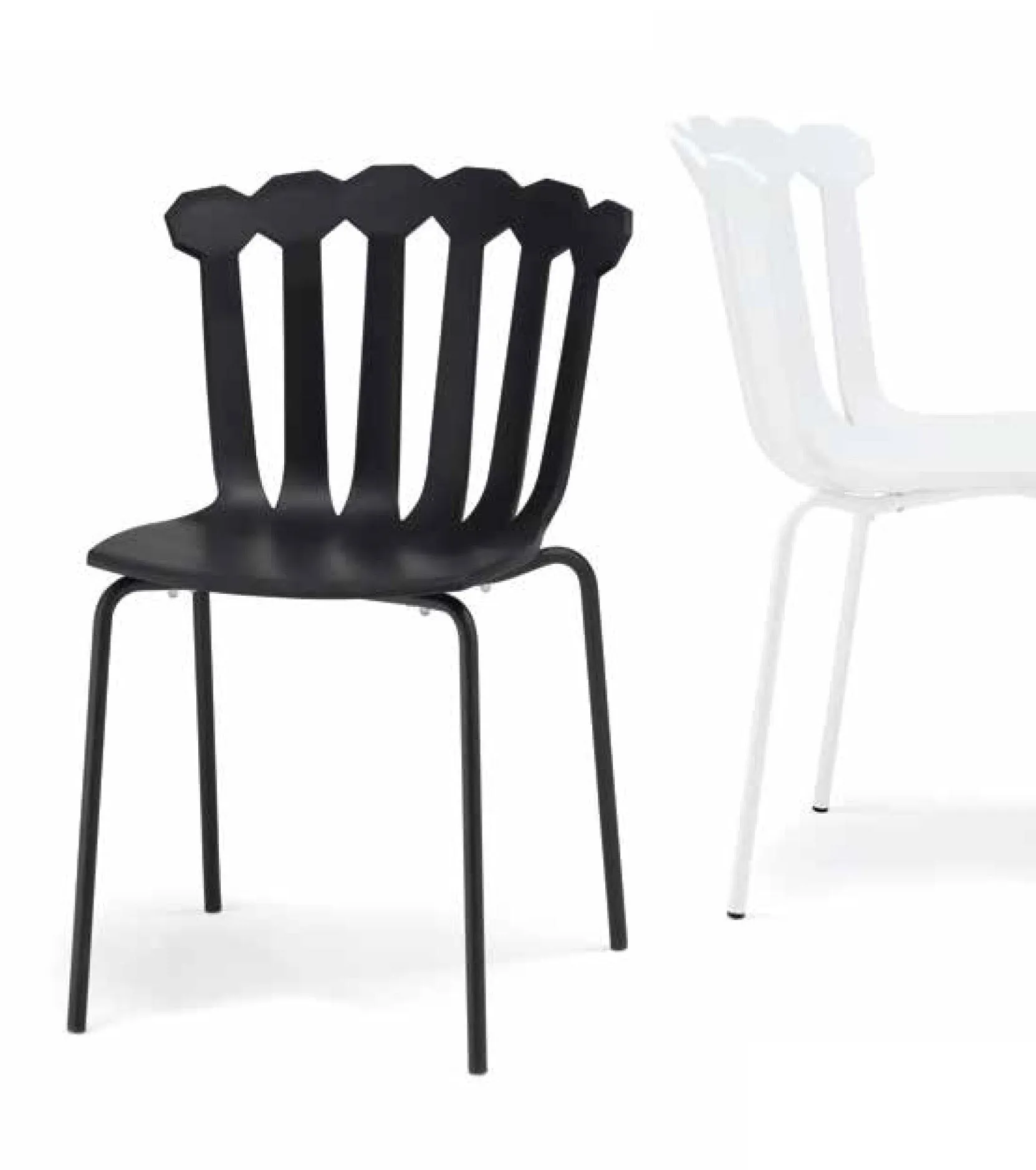 Esmeralda Stackable Side Chair by Green