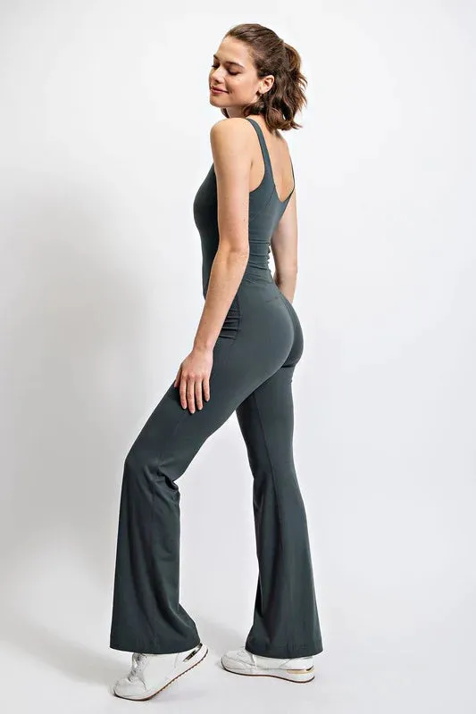 Extra Sass Spruce Fitted Jumpsuit