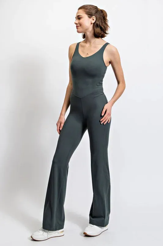 Extra Sass Spruce Fitted Jumpsuit