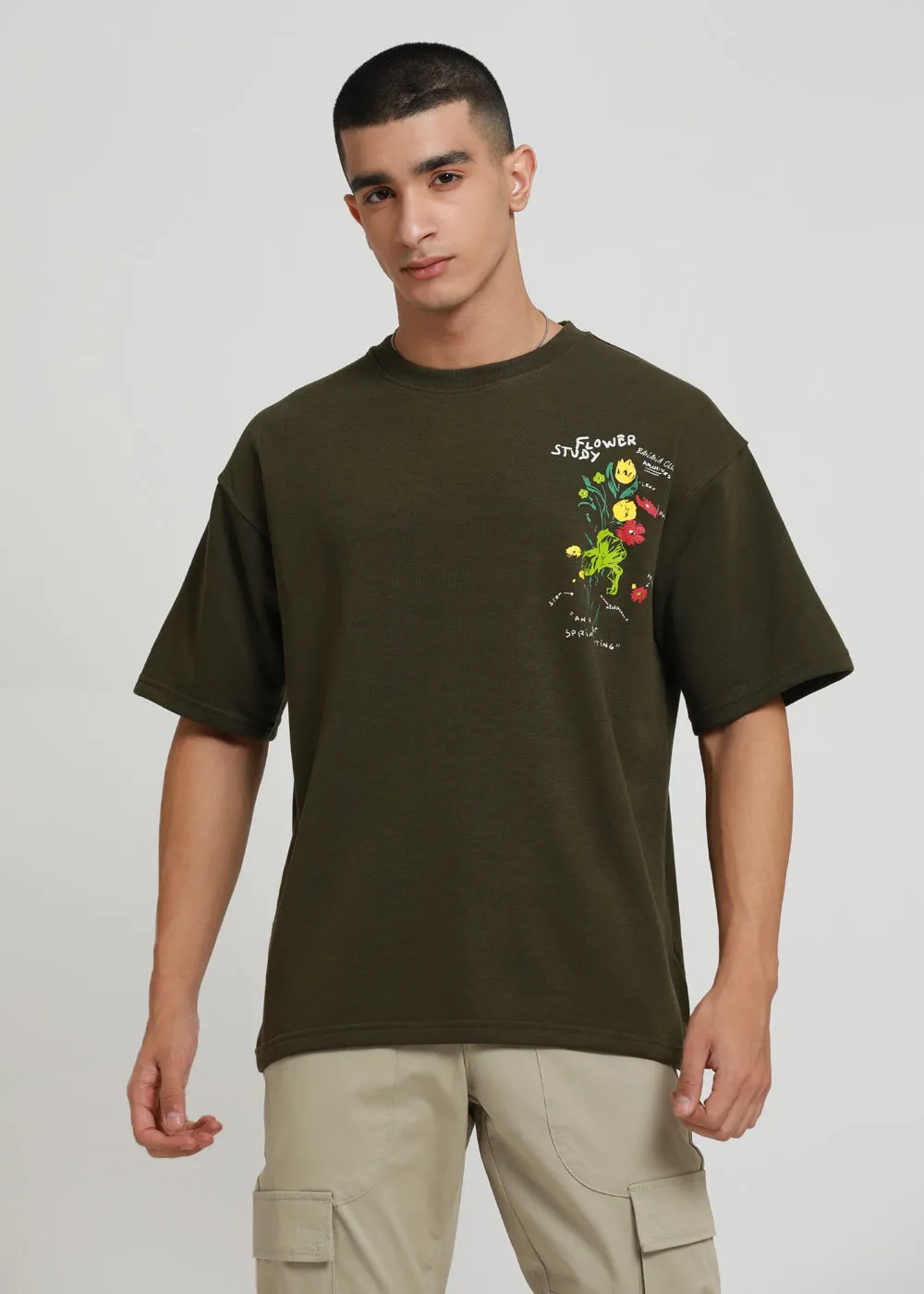 Forest Olive Oversized T-shirt