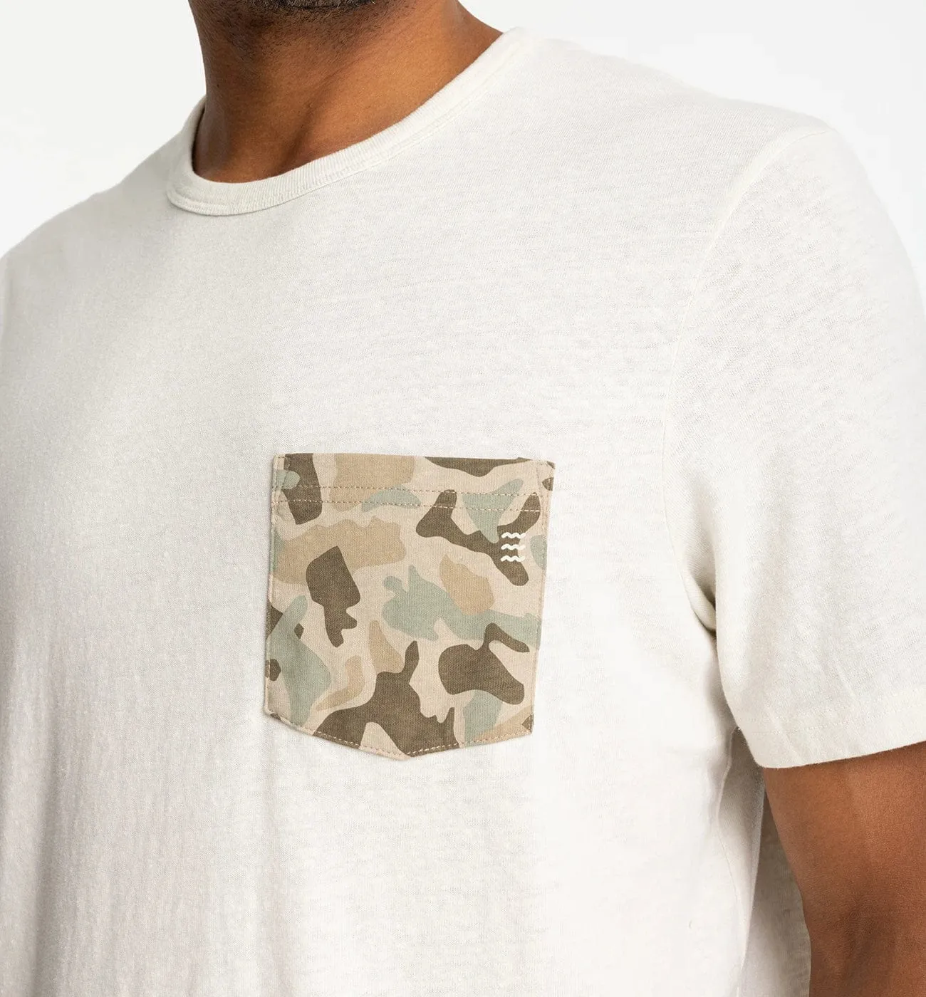 Free Fly Barrier Island Camo Pocket Tee - Men's