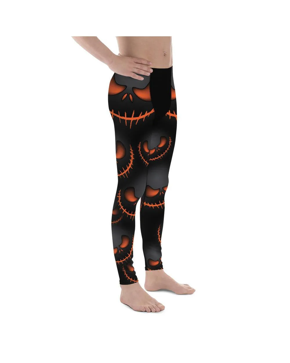 Halloween Evil Pumpkin Grin Meggings