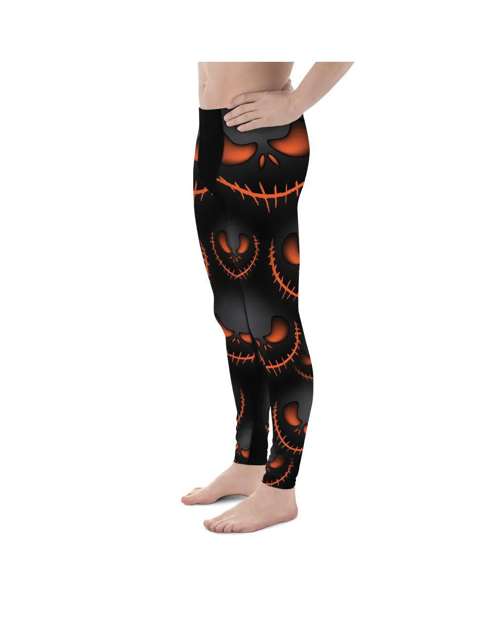 Halloween Evil Pumpkin Grin Meggings