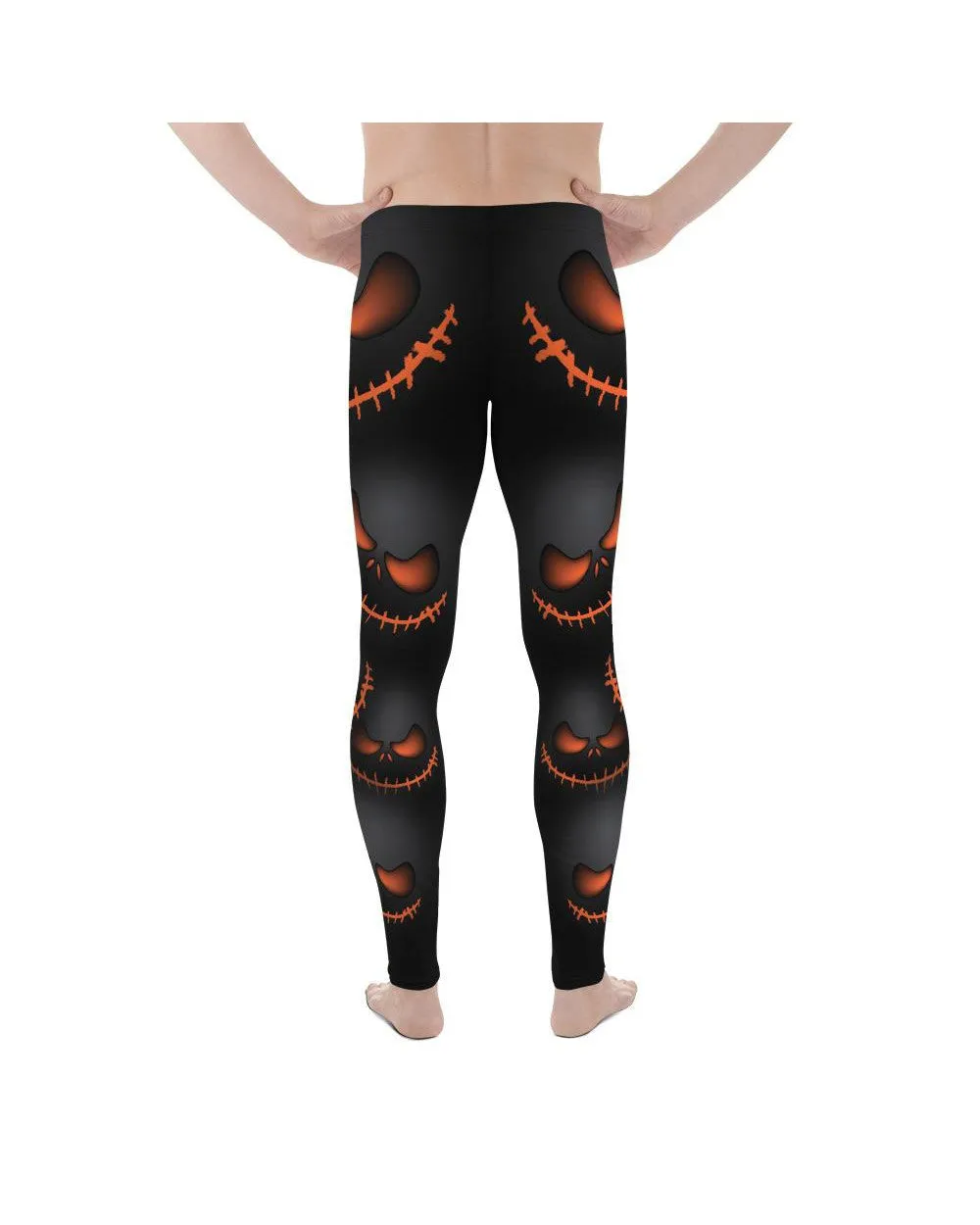 Halloween Evil Pumpkin Grin Meggings