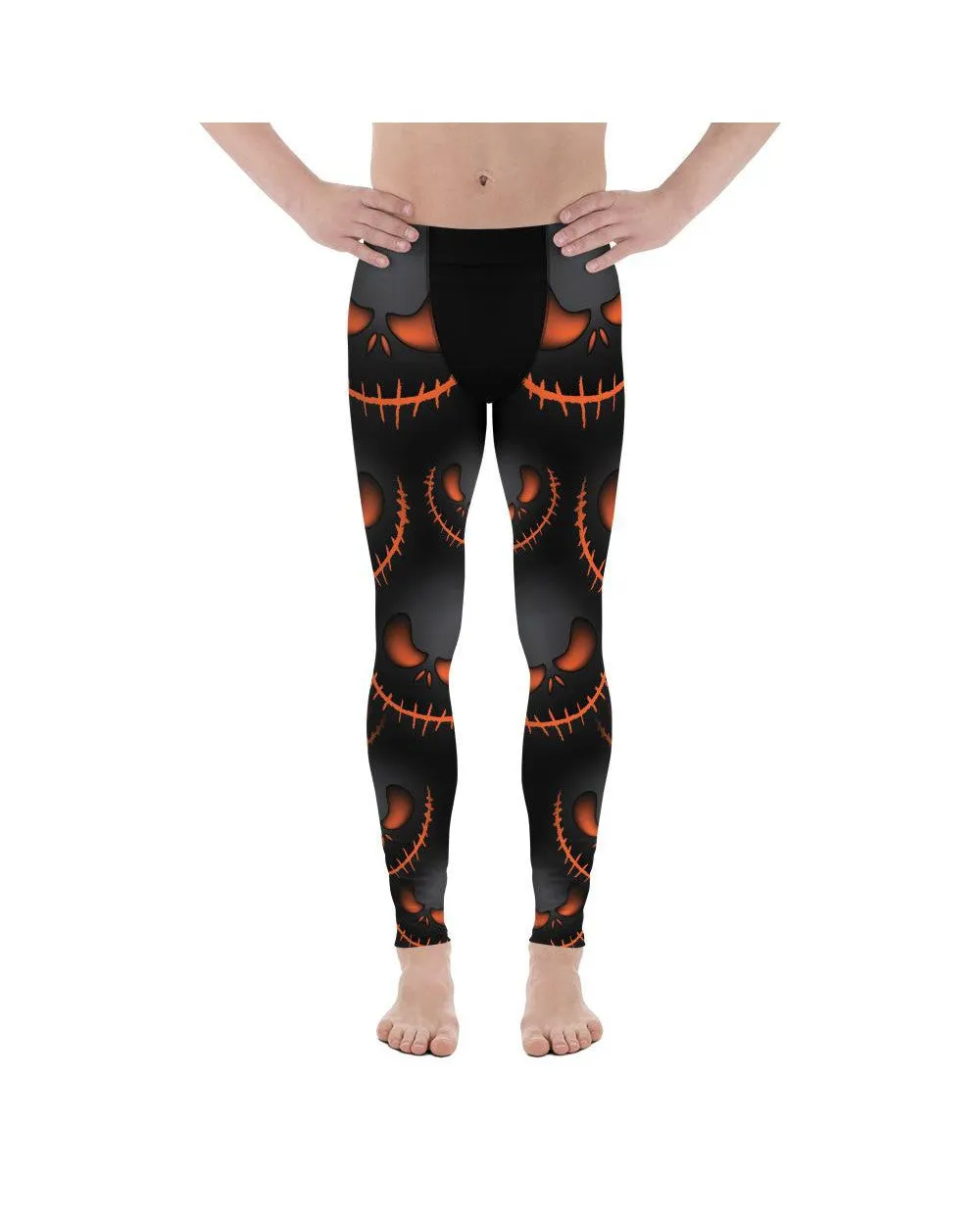 Halloween Evil Pumpkin Grin Meggings