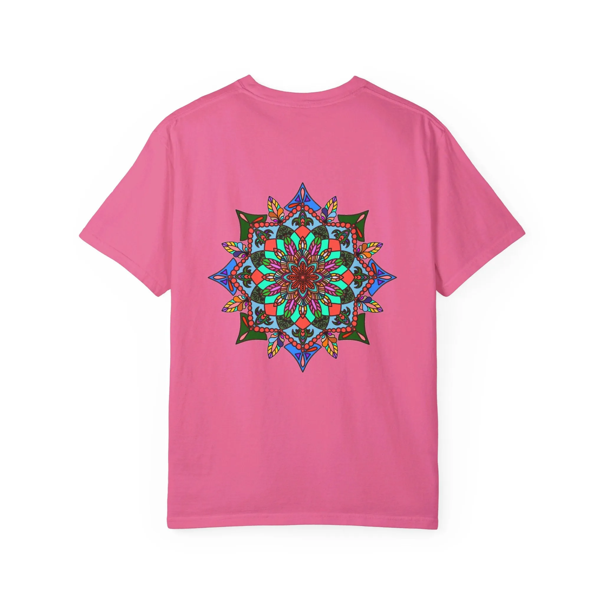 Handmade Mandala T-Shirt - 100% Ring-Spun Cotton