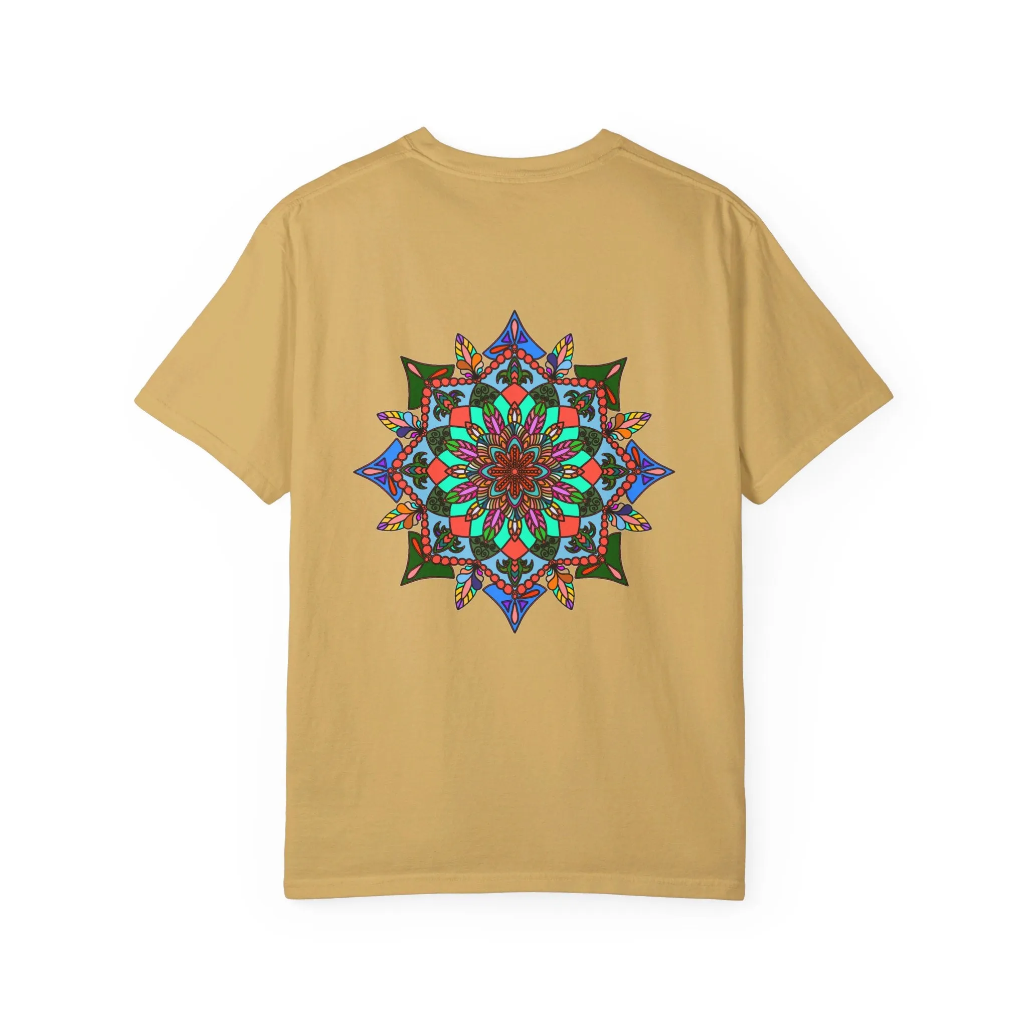 Handmade Mandala T-Shirt - 100% Ring-Spun Cotton