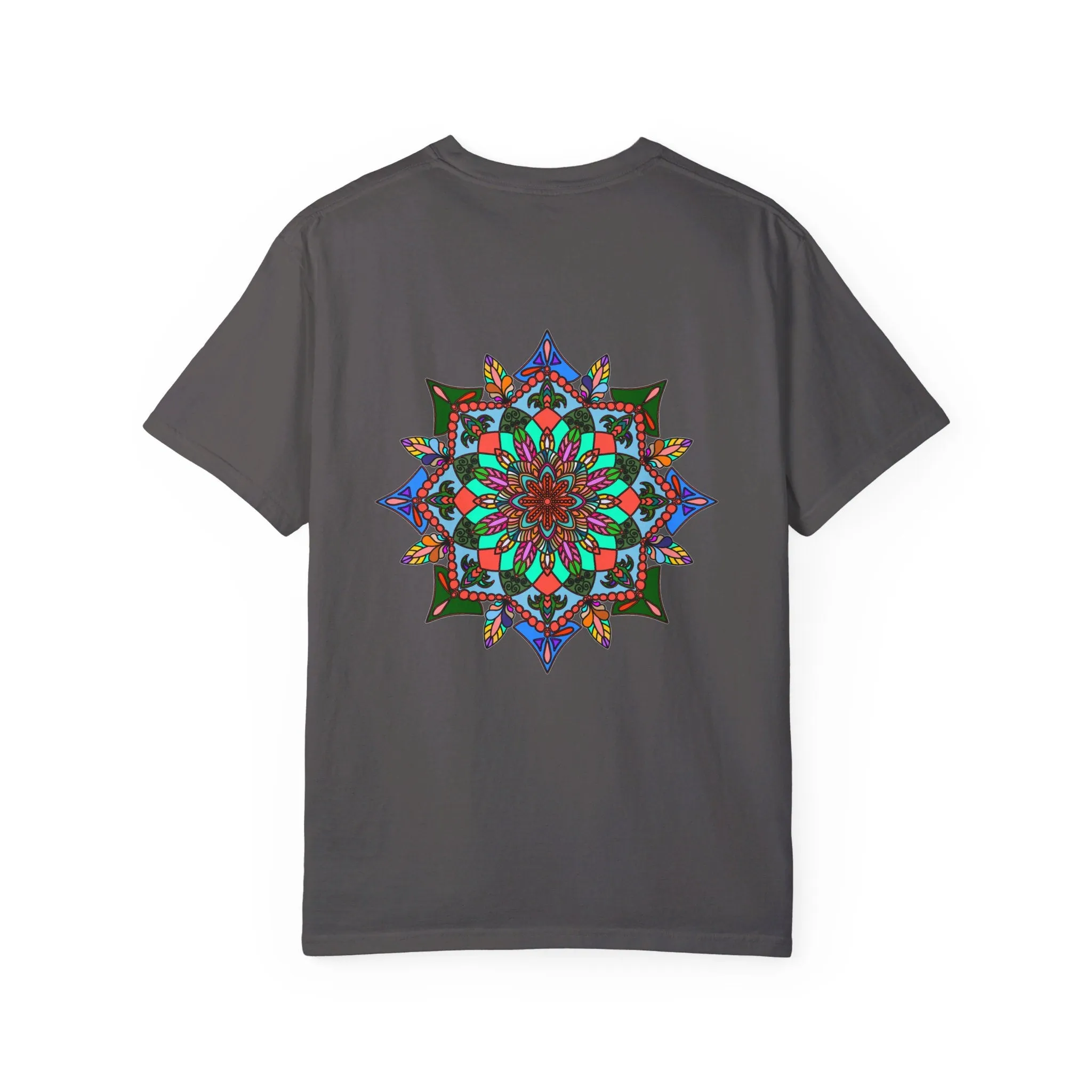 Handmade Mandala T-Shirt - 100% Ring-Spun Cotton