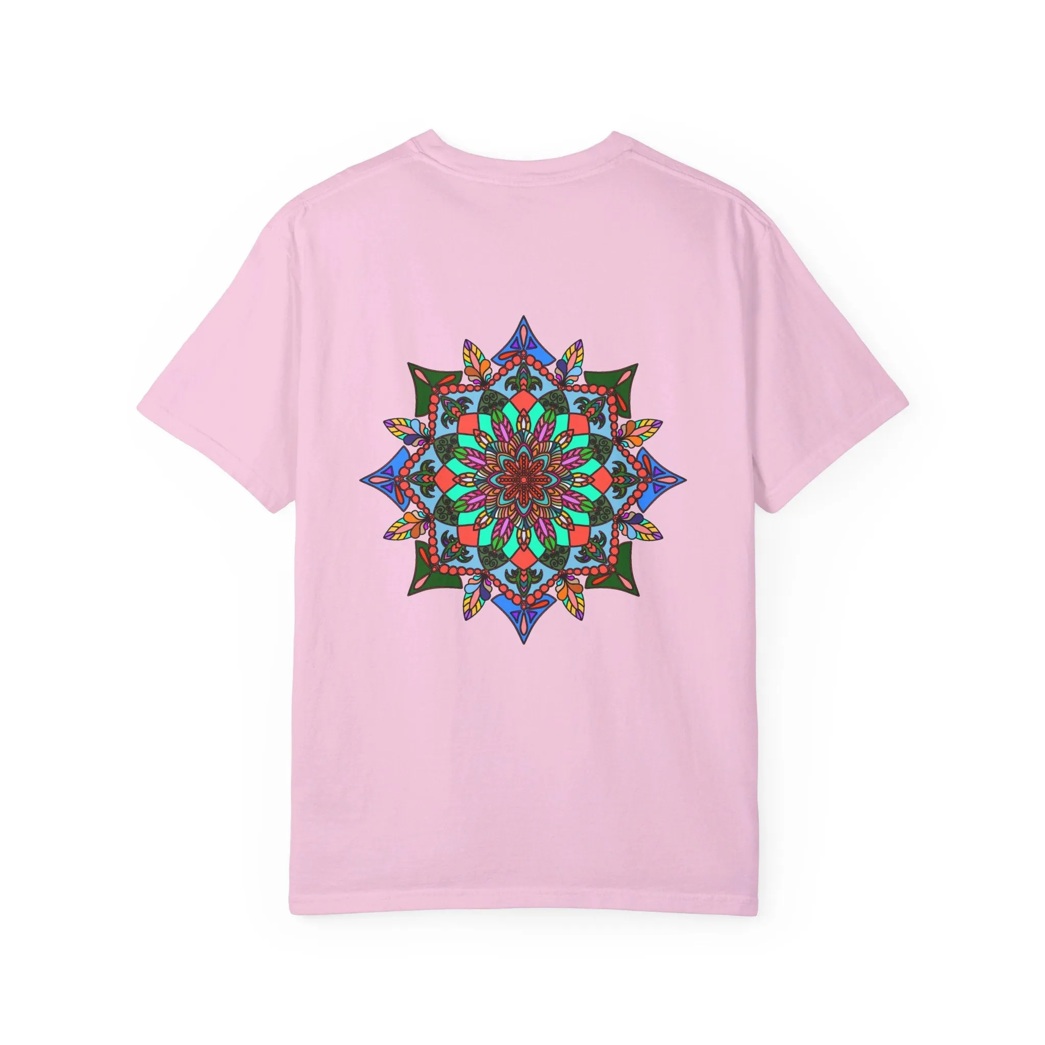 Handmade Mandala T-Shirt - 100% Ring-Spun Cotton