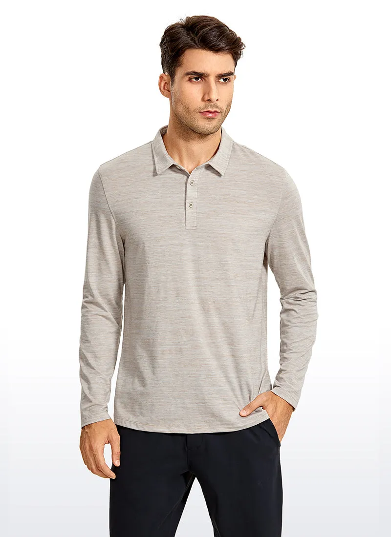 Heather Polo Long Sleeves