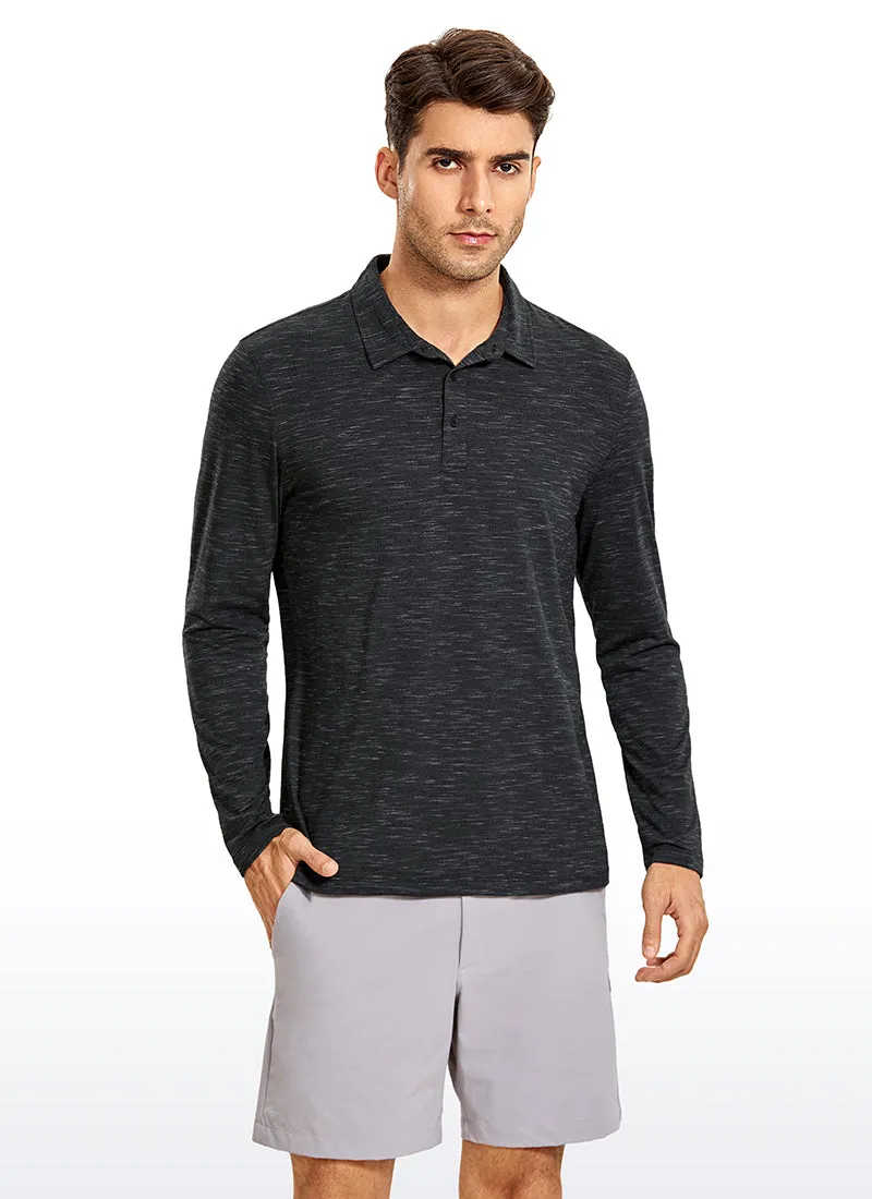 Heather Polo Long Sleeves